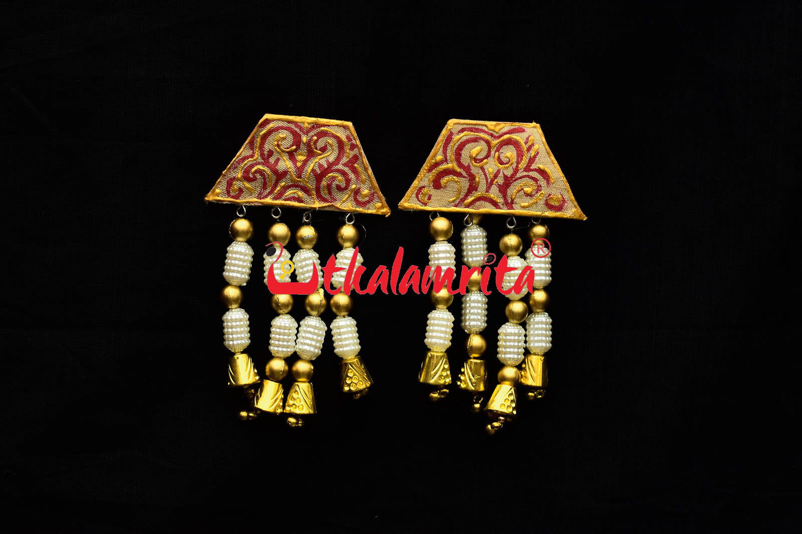 3 Strand Of Agni Pattachitra Jewellery Set