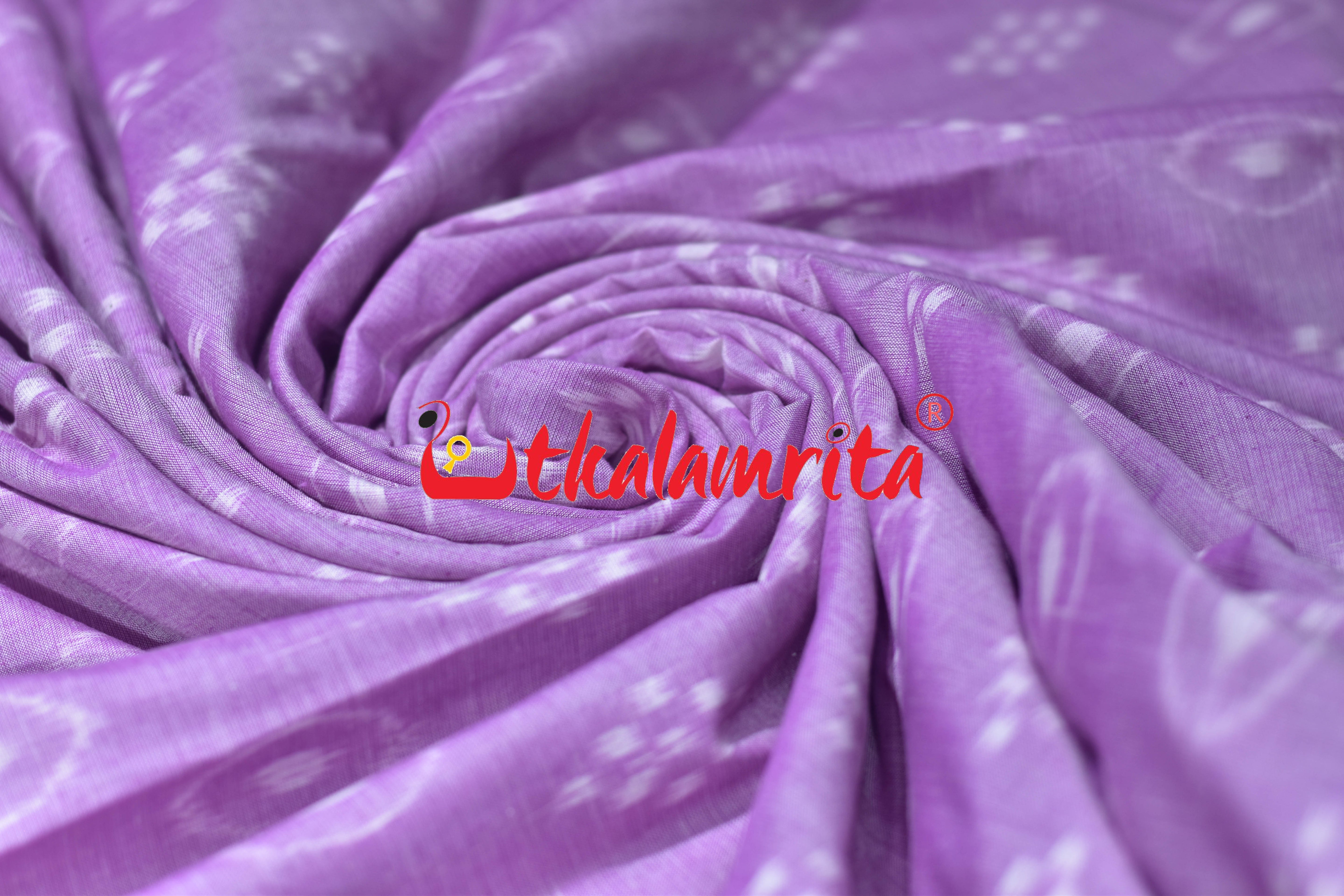Gol Thikiri Single Ikat Pasapali Lavender (Fabric)