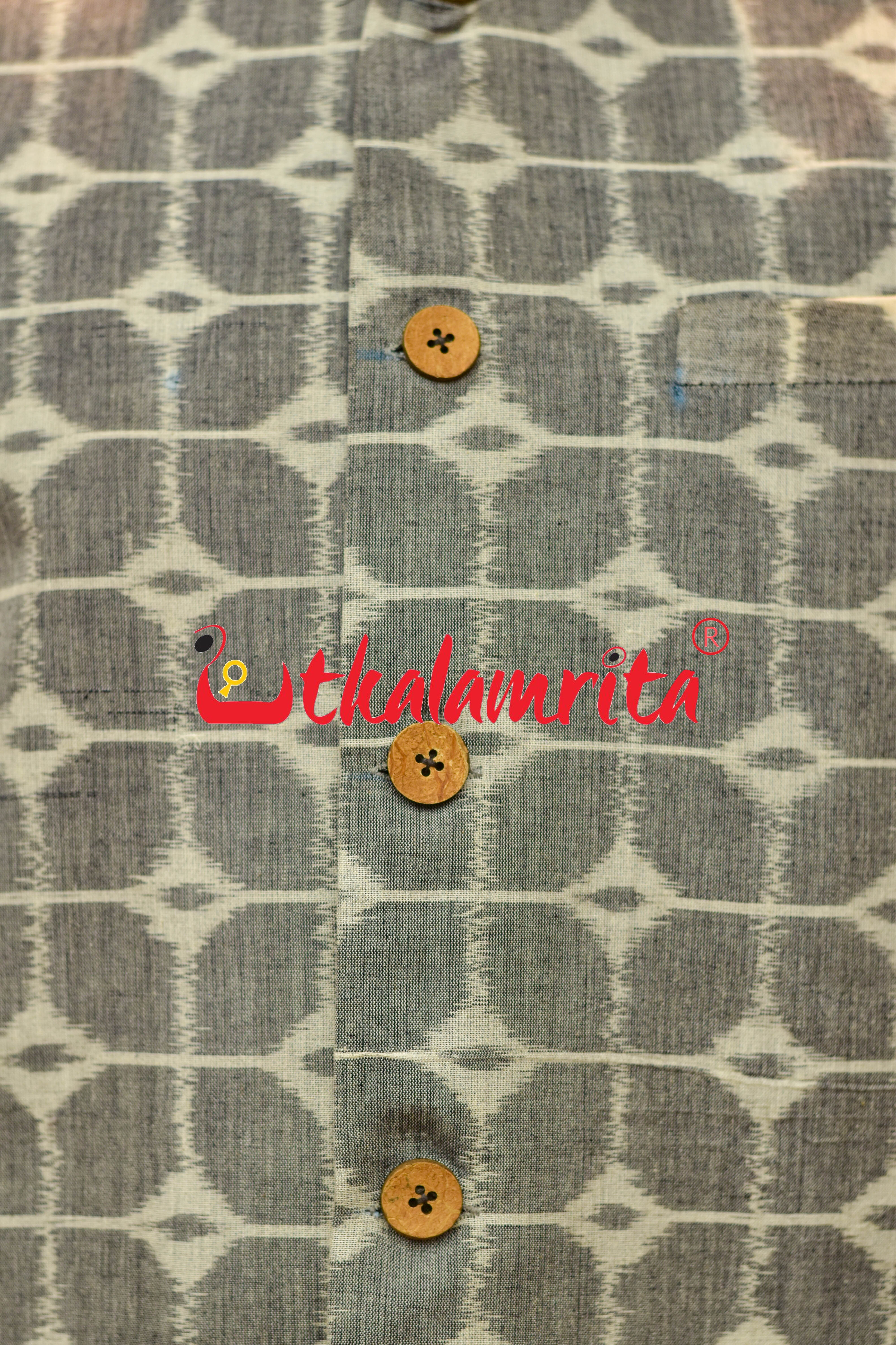 Grey Box Thikiri Ikat (Modi Jacket)