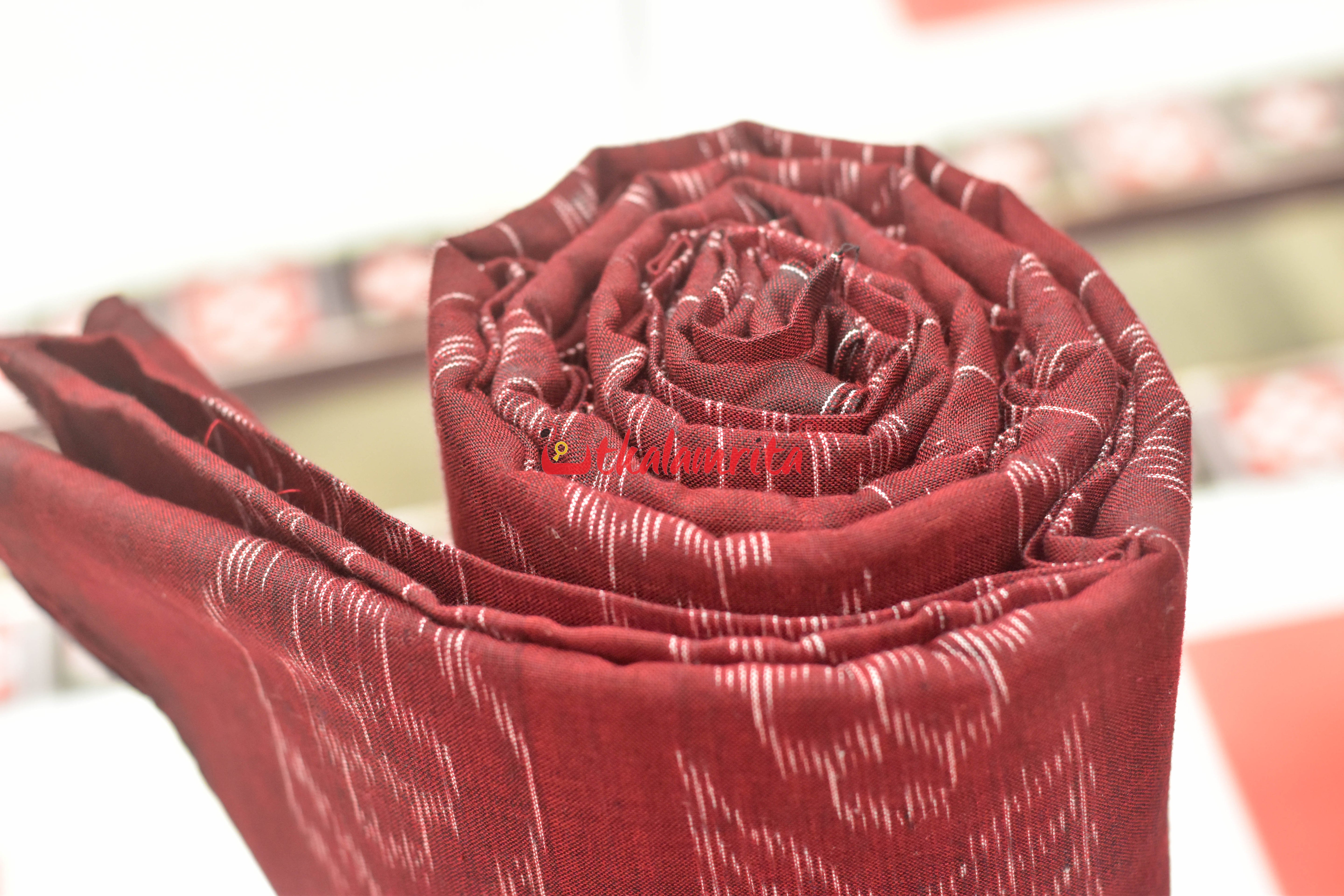 Flower Bandha on Maroon (Fabric)