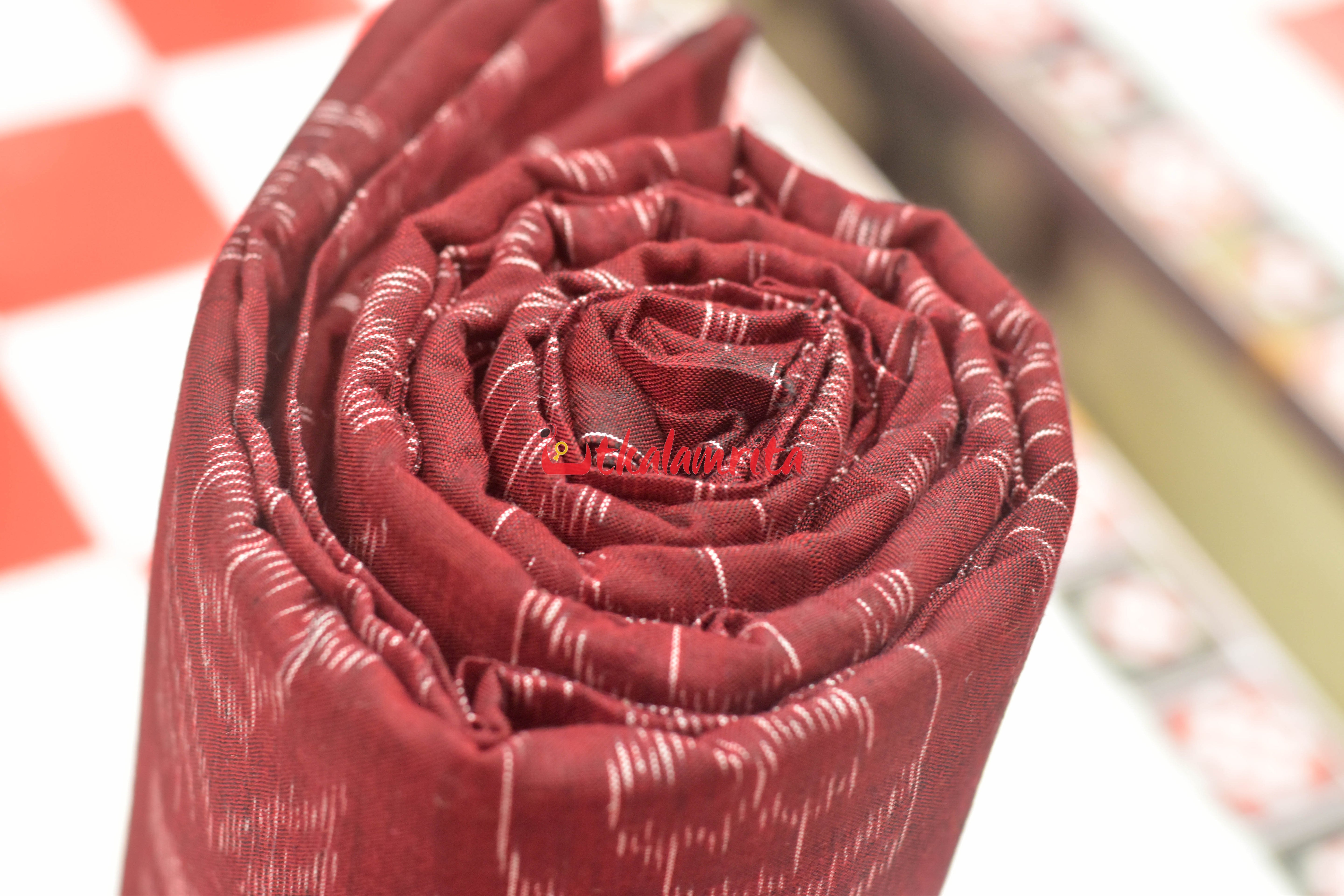 Flower Bandha on Maroon (Fabric)