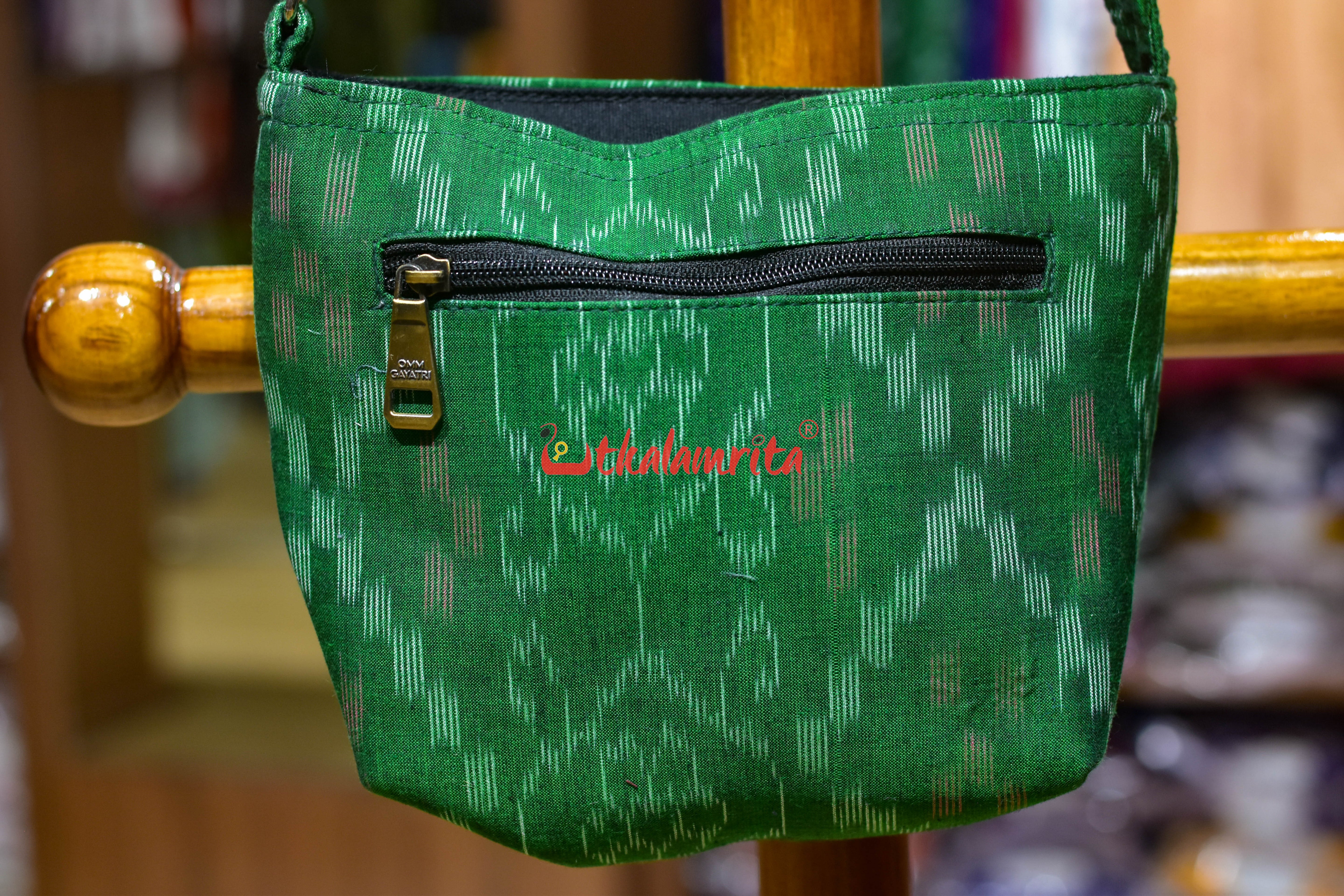 Green Tetris Small Sling Bag