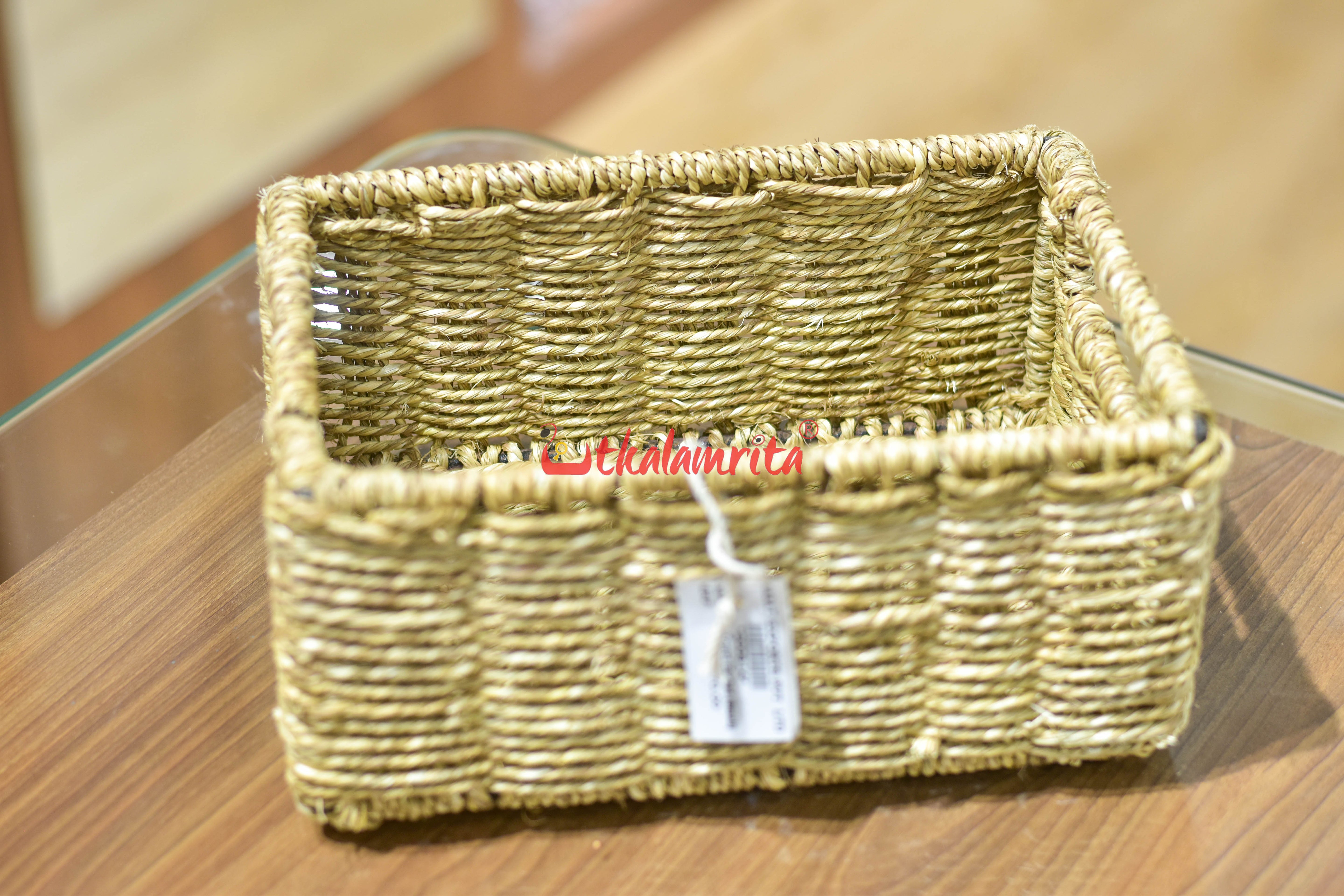 Sabai Grass Towel Basket (Small)