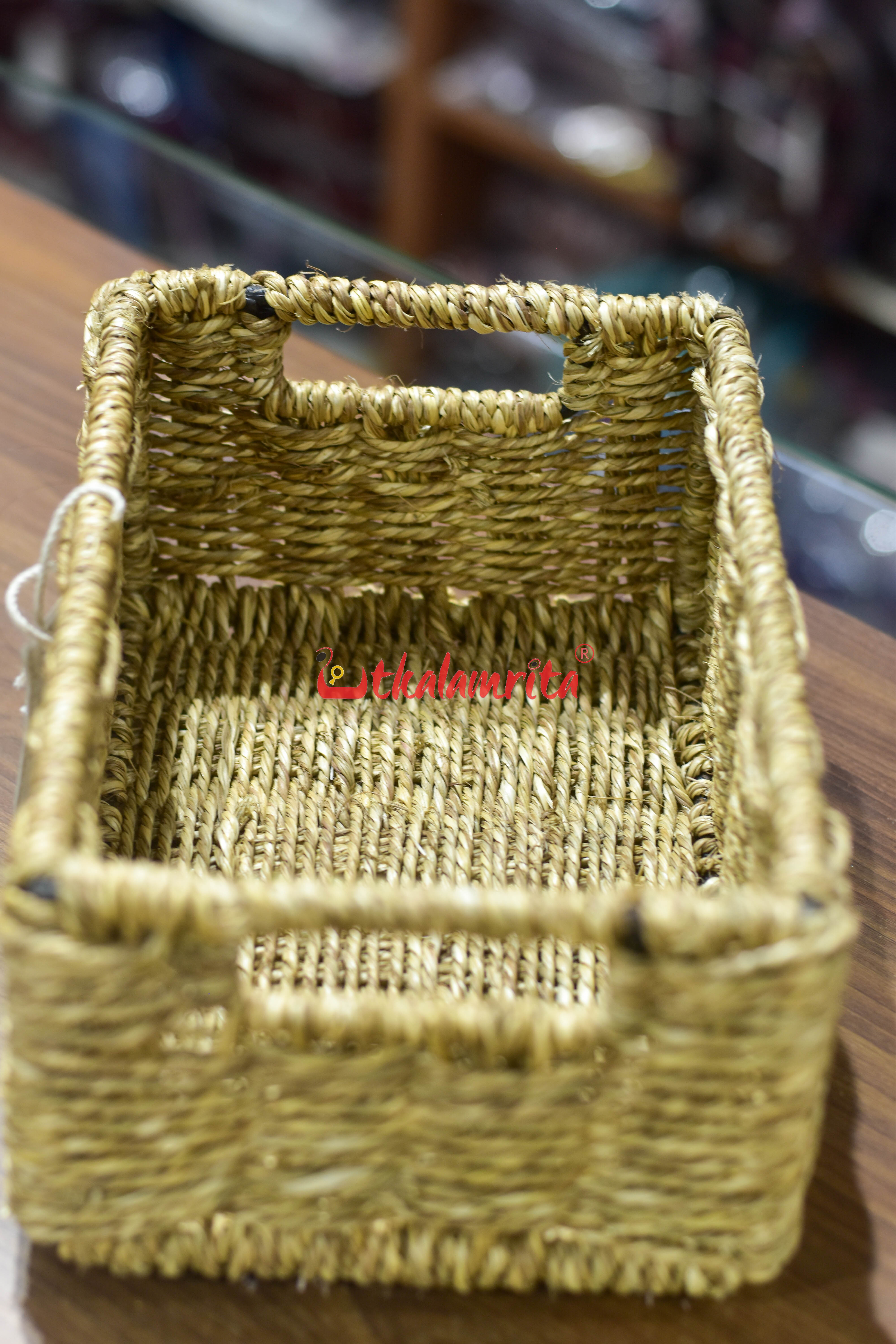 Sabai Grass Towel Basket (Small)