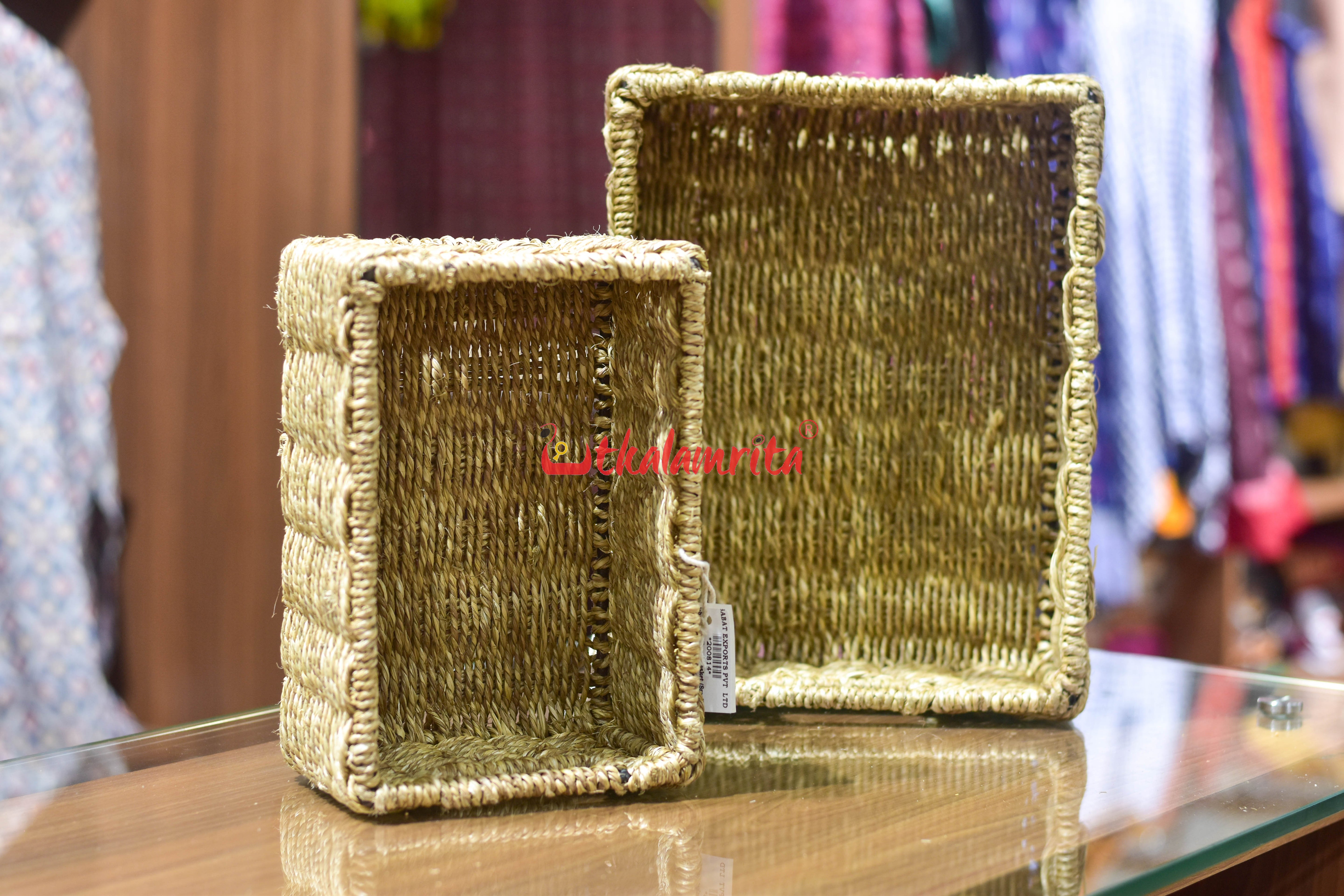 Sabai Grass Towel Basket (Small)