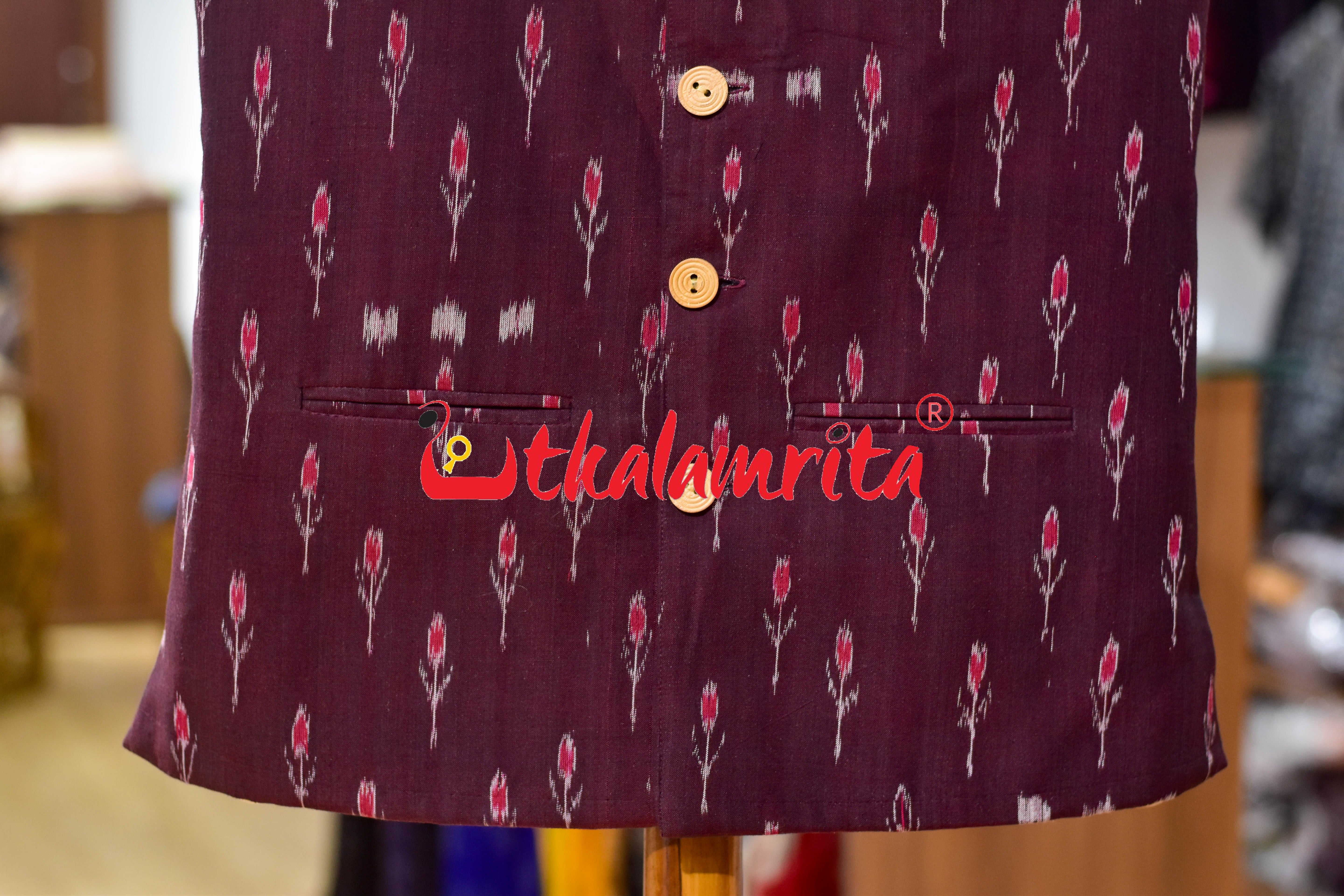 Maroon Labanga (Modi Jacket)