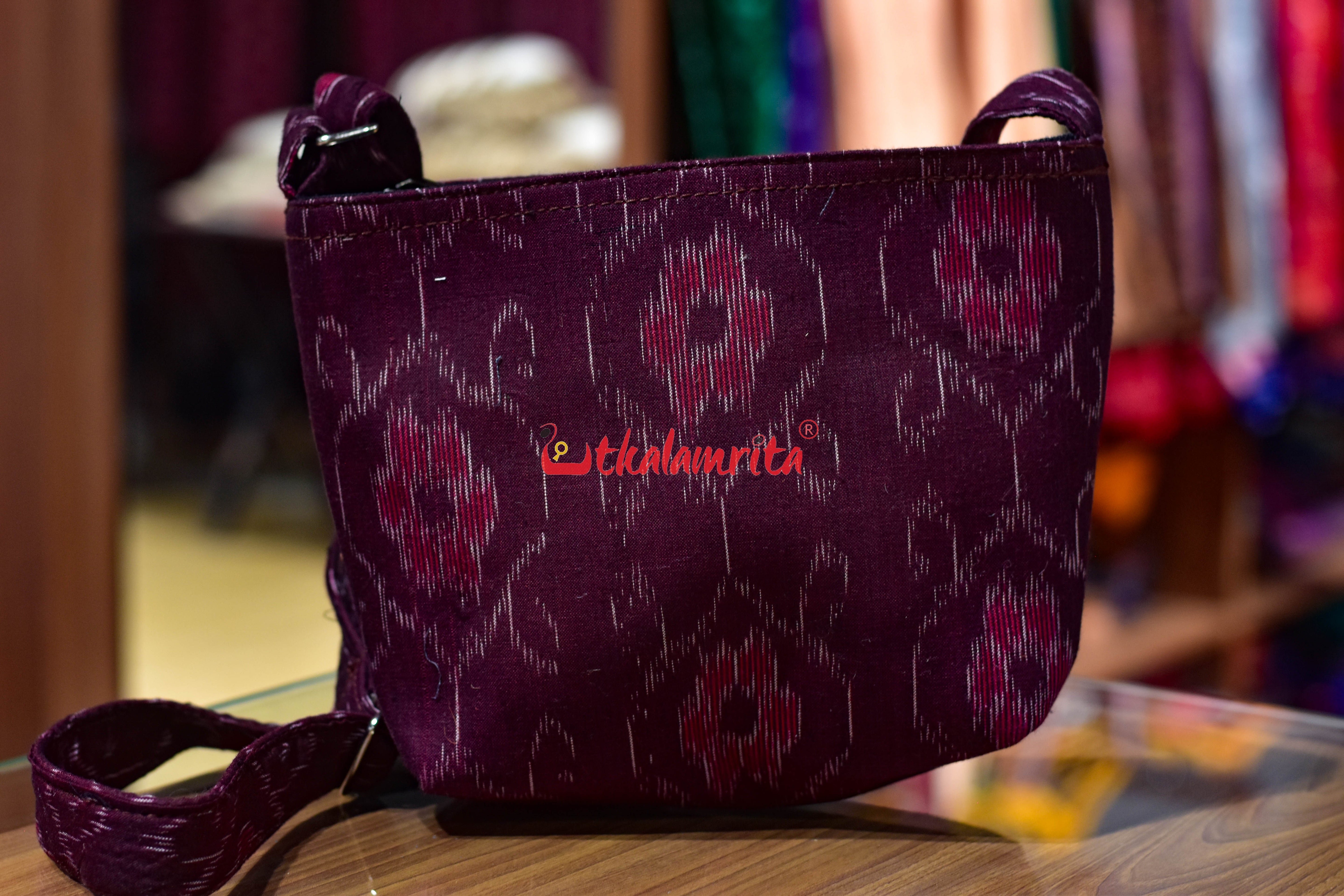 Coffee Flower Bandha Small Sling Bag