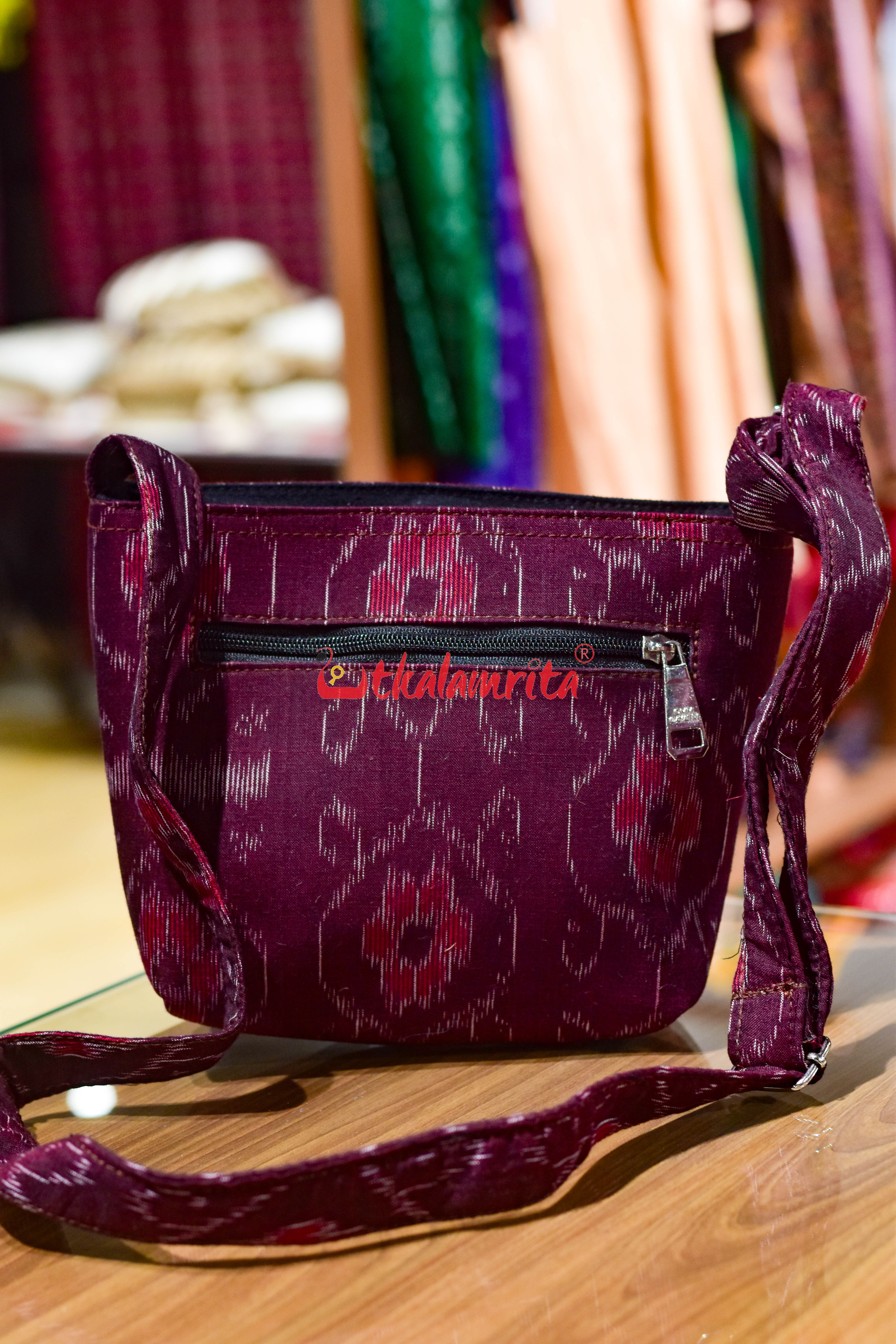 Coffee Flower Bandha Small Sling Bag