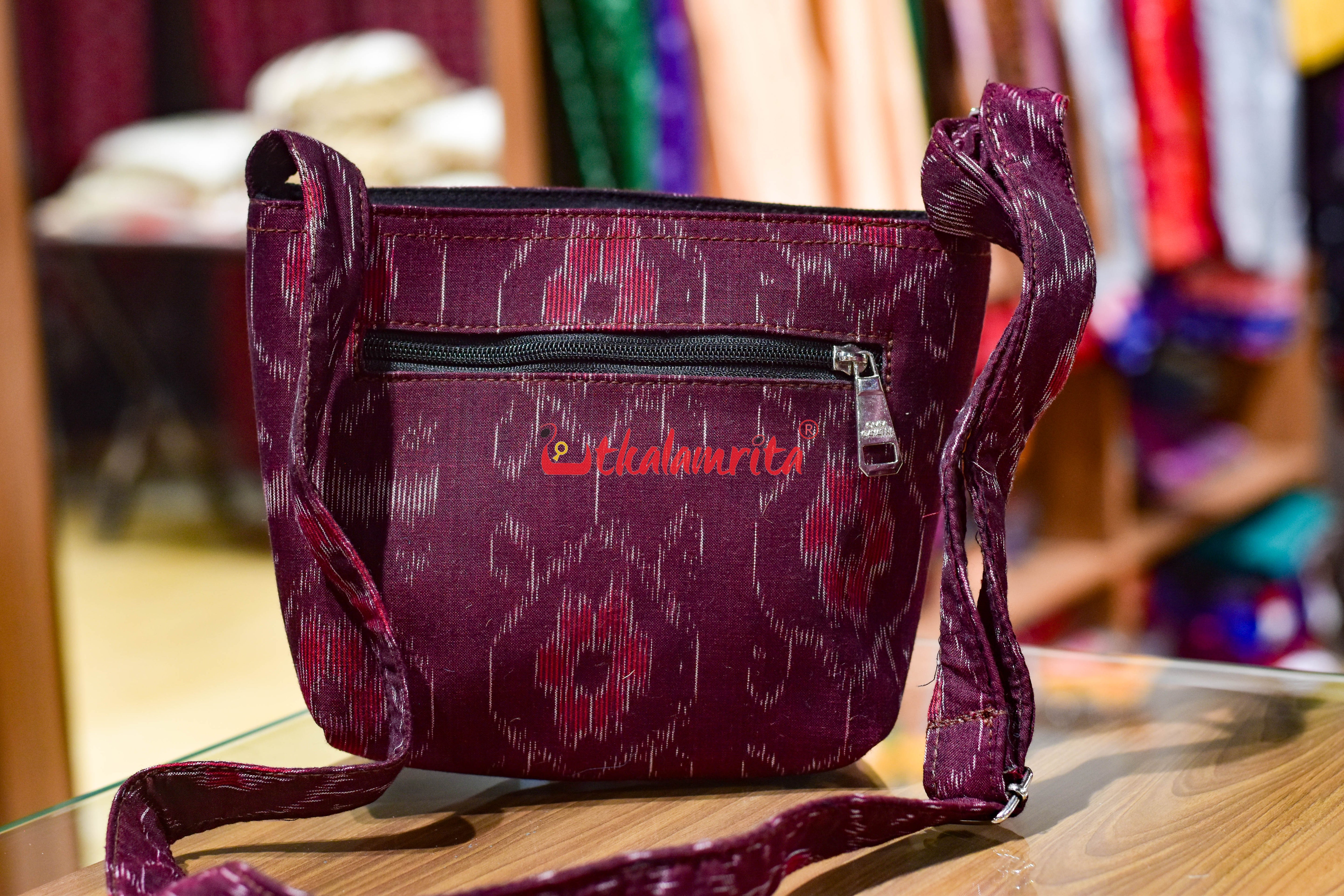 Coffee Flower Bandha Small Sling Bag