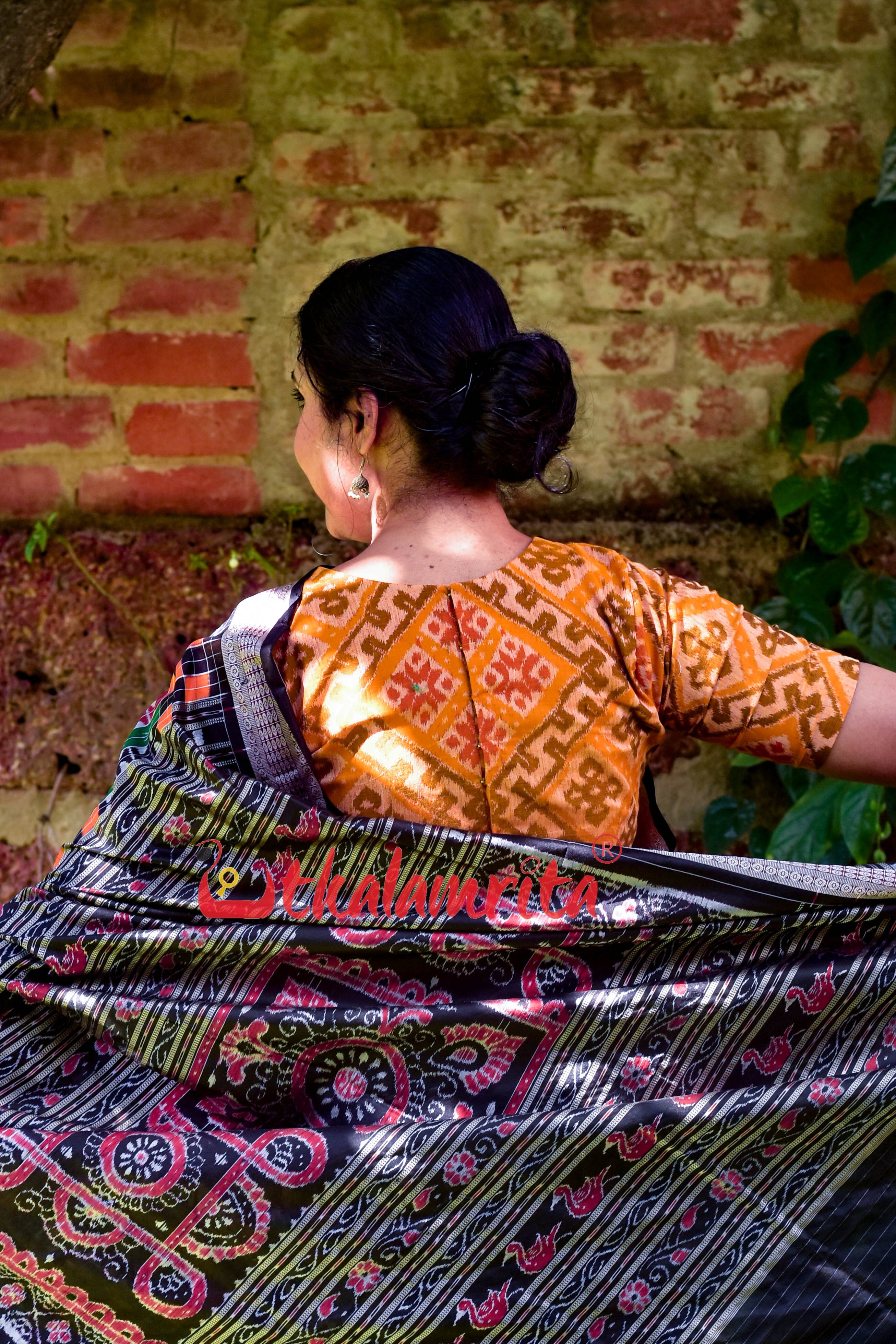 Mustard Thikiri Sambalpuri (Blouse)