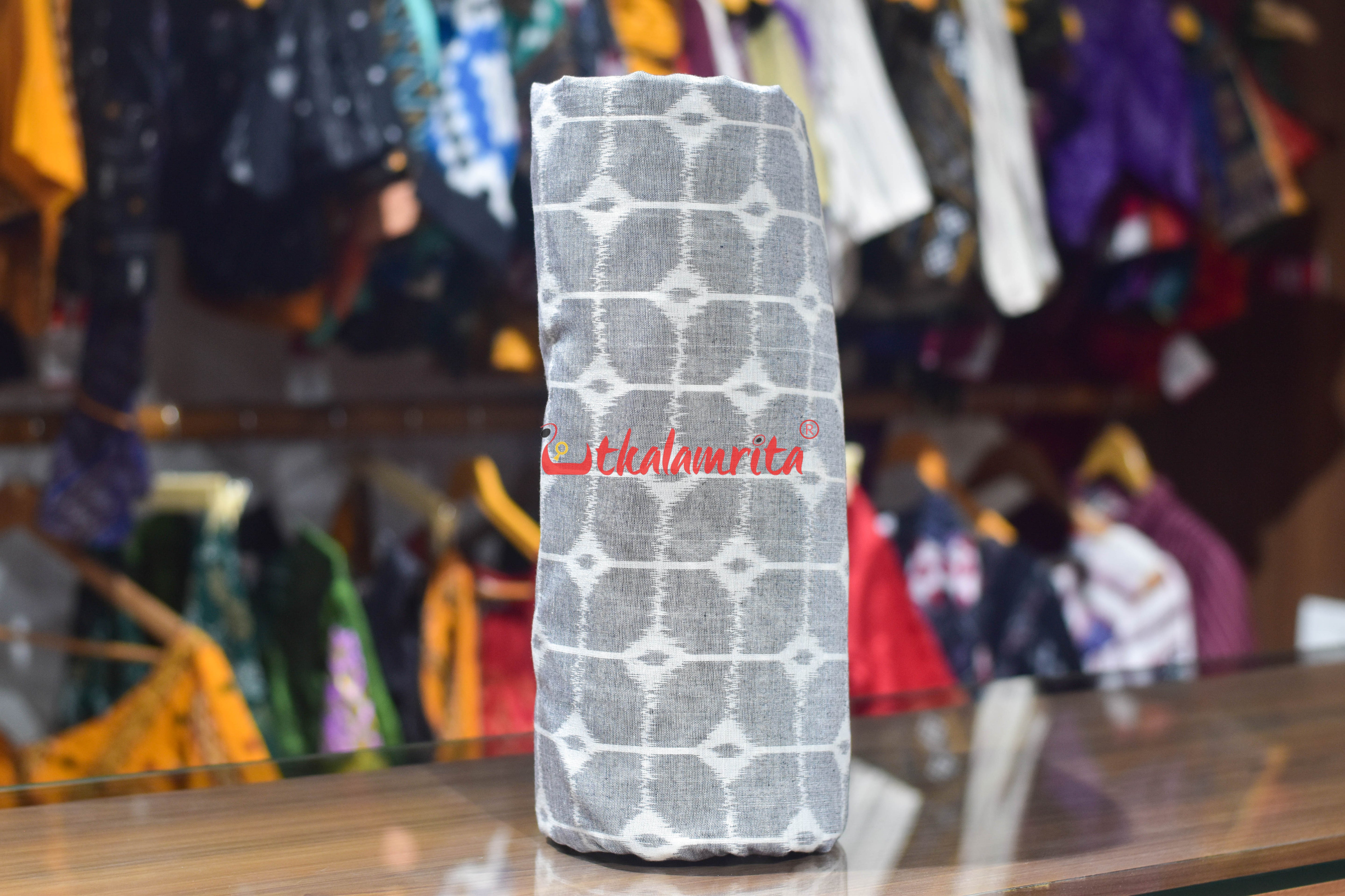 Grey Box Thikiri Ikat Cotton (Fabric)