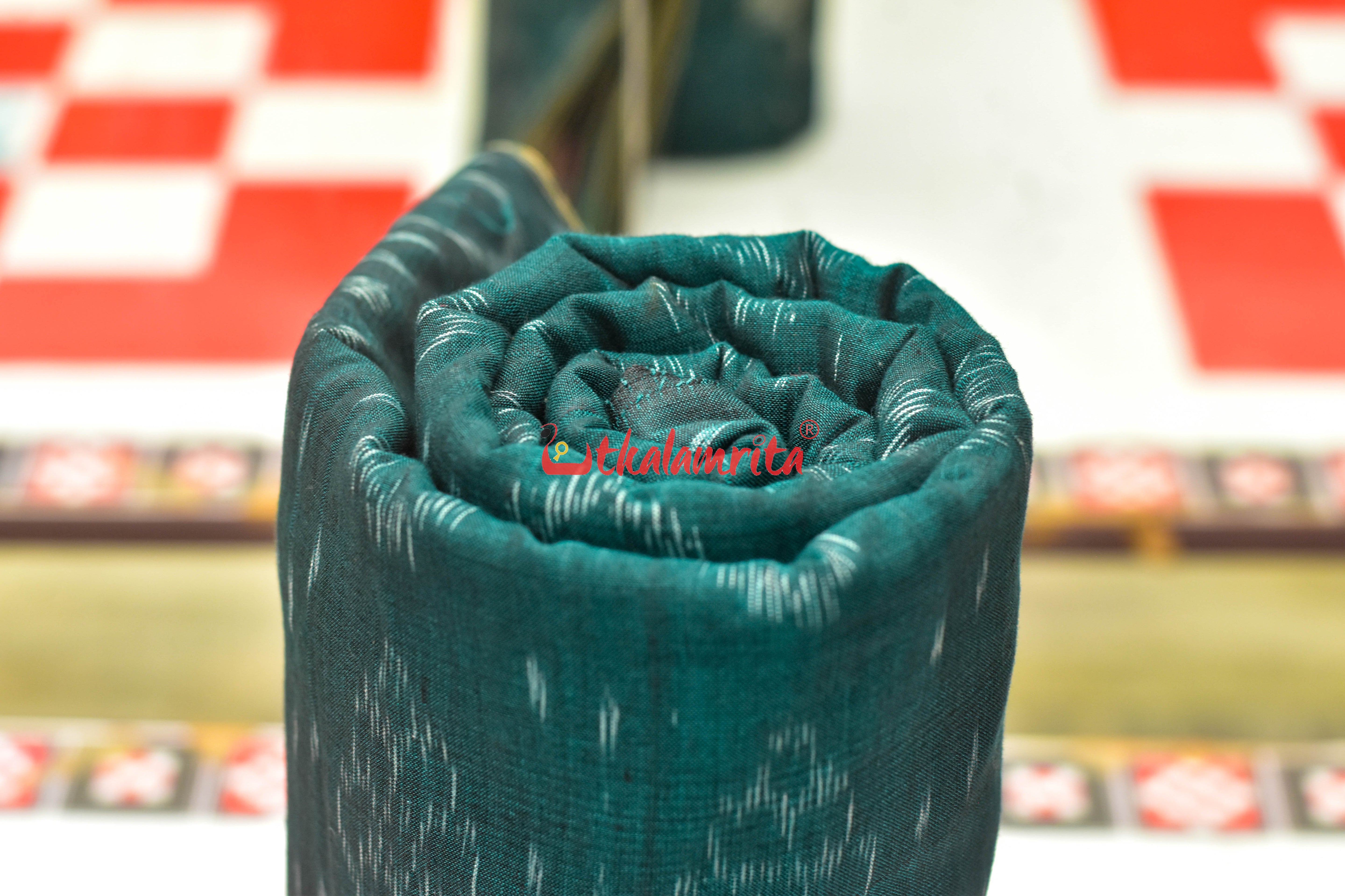 Deep Green Flower Bandha (Fabric)