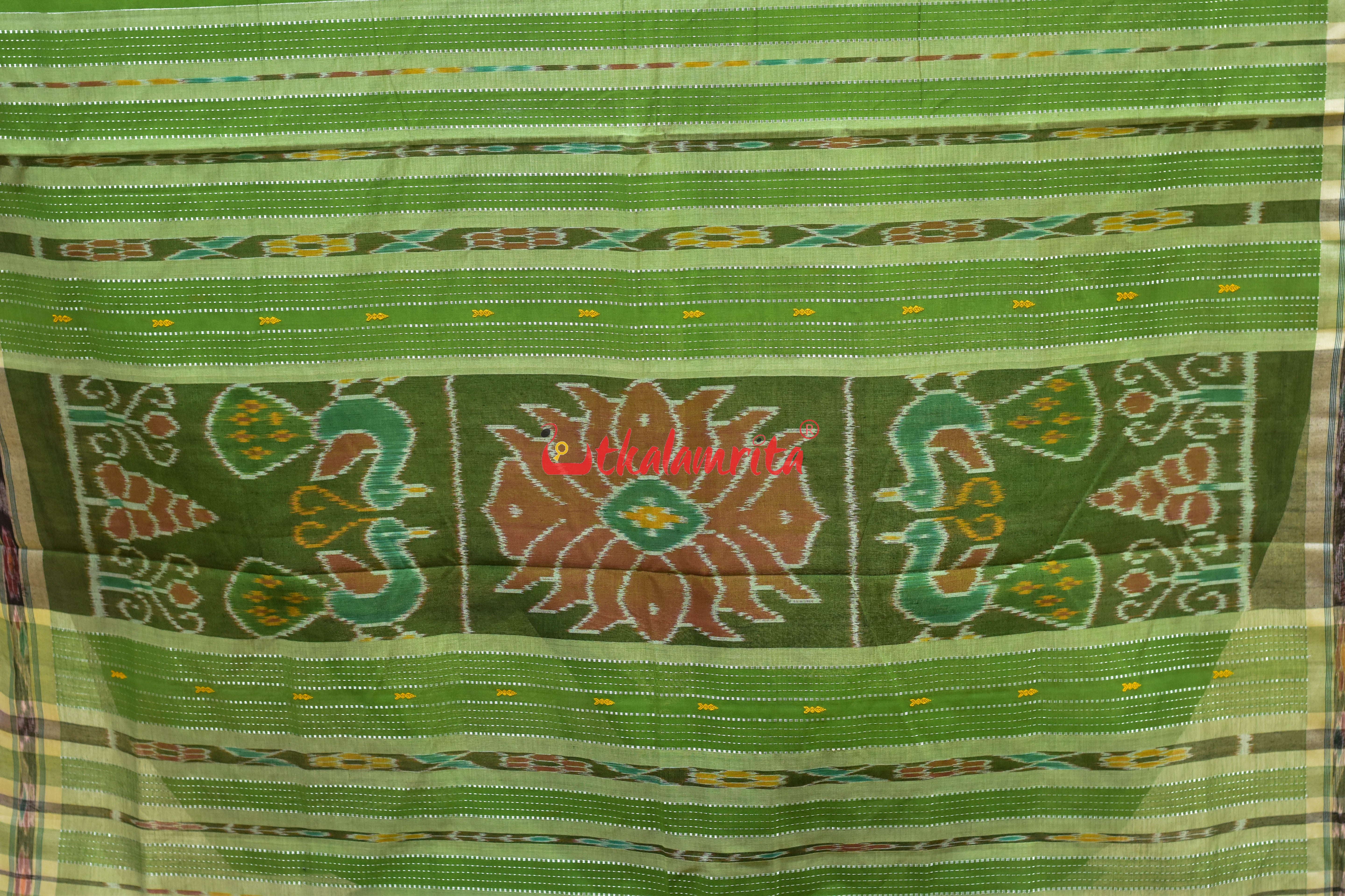 Mehndi Chandan Pittala Single Cotton Saree