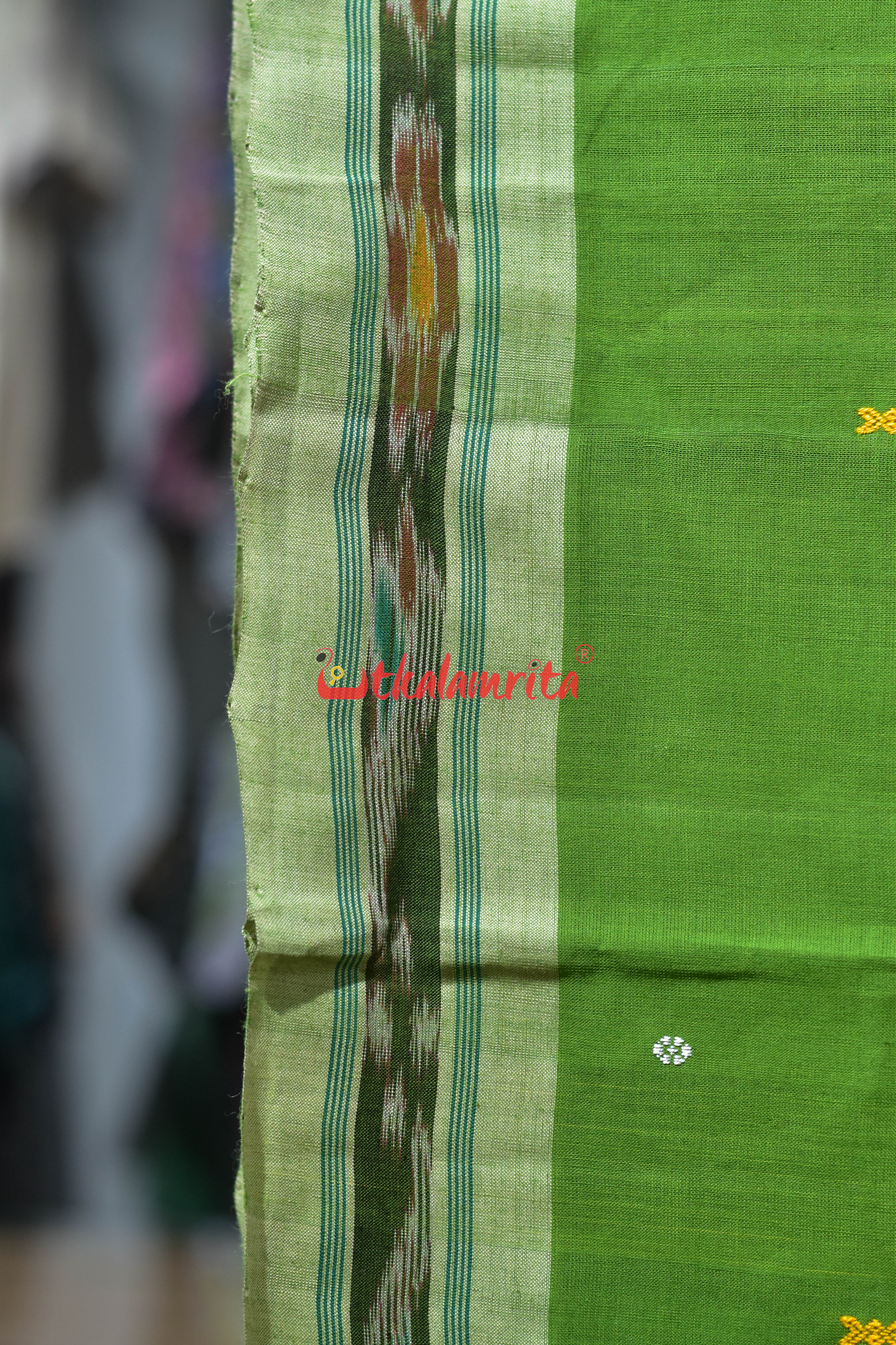 Mehndi Chandan Pittala Single Cotton Saree