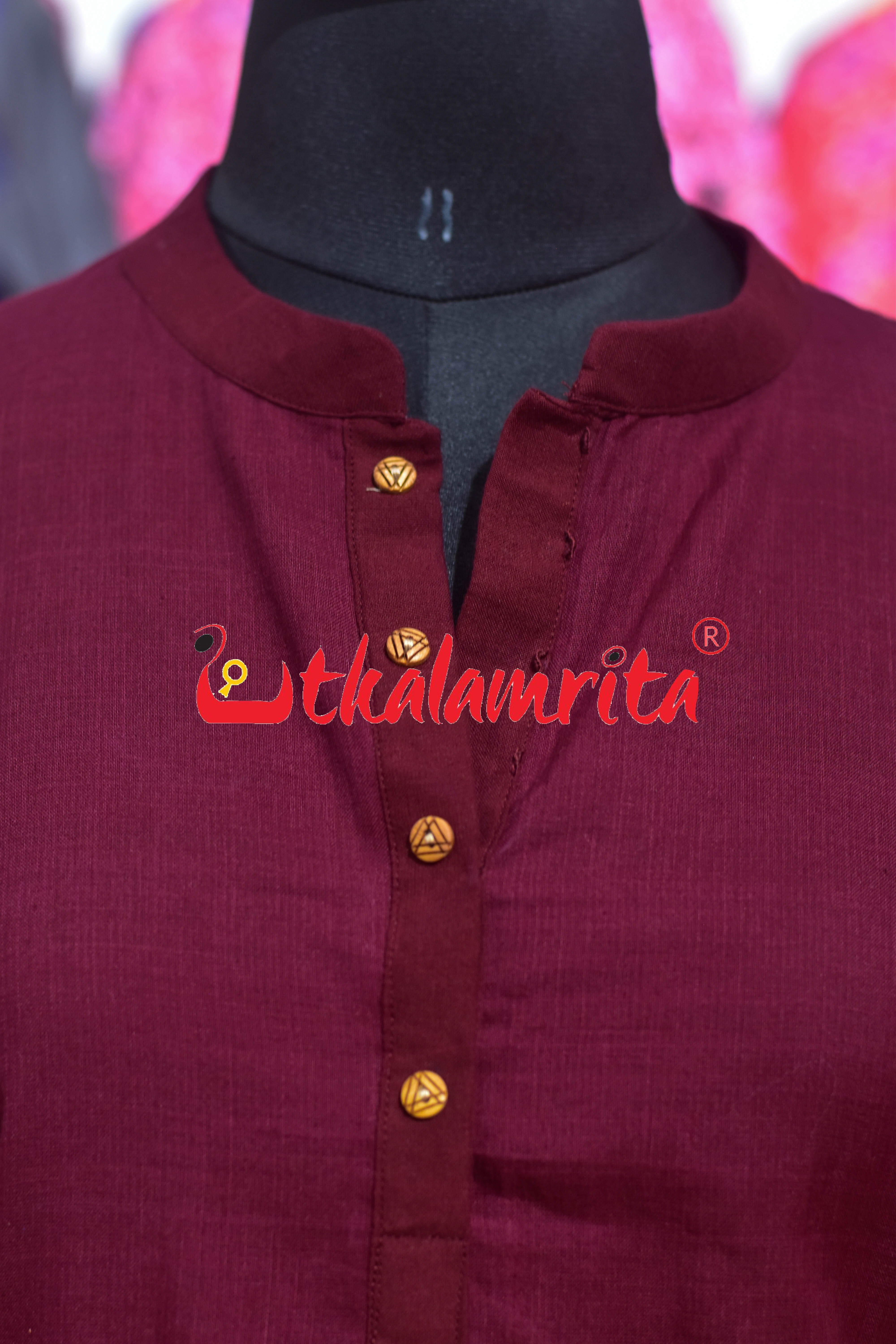 Horse and Konark Chakra Pattachitra (Ladies' Short kurta)
