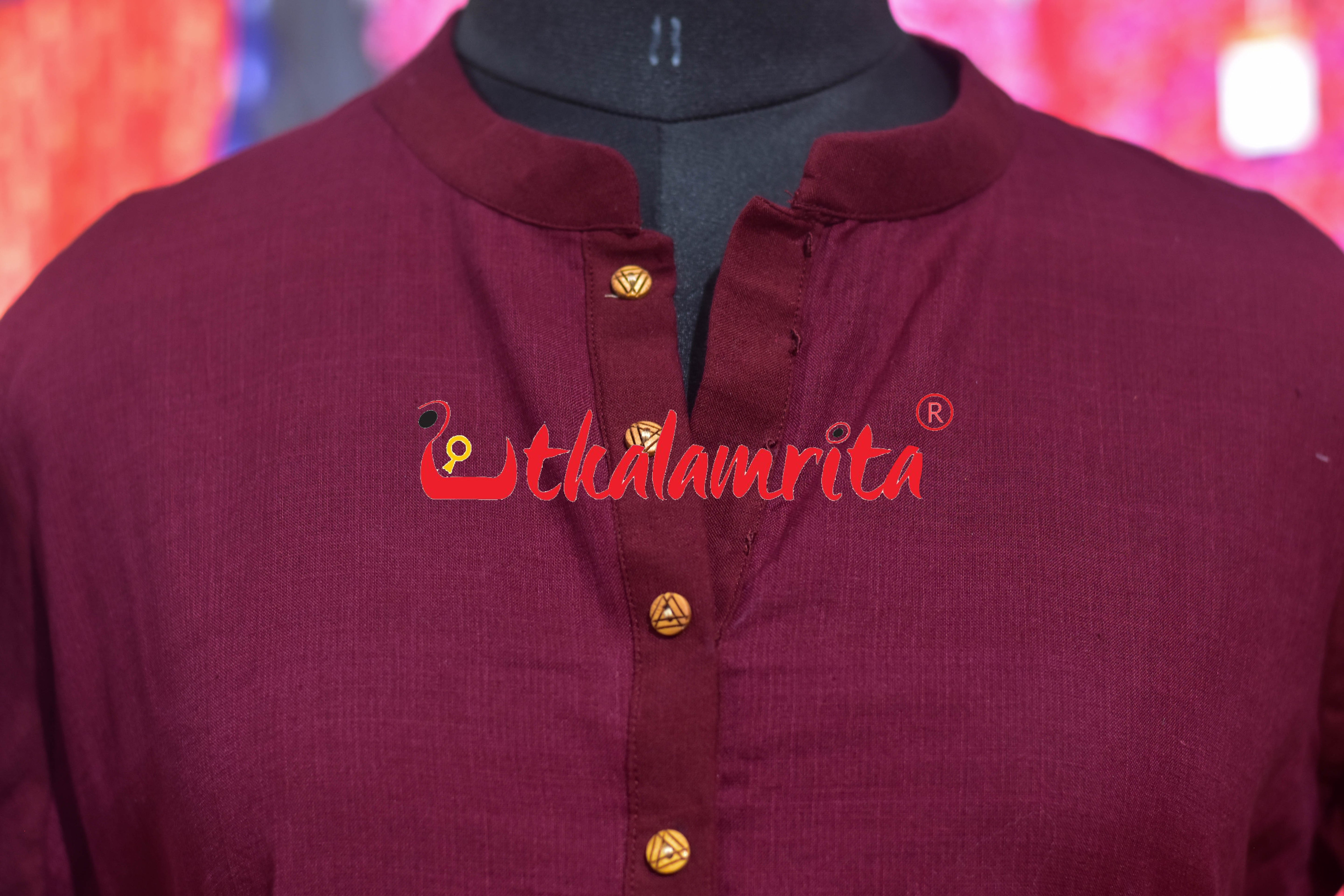 Horse and Konark Chakra Pattachitra (Ladies' Short kurta)