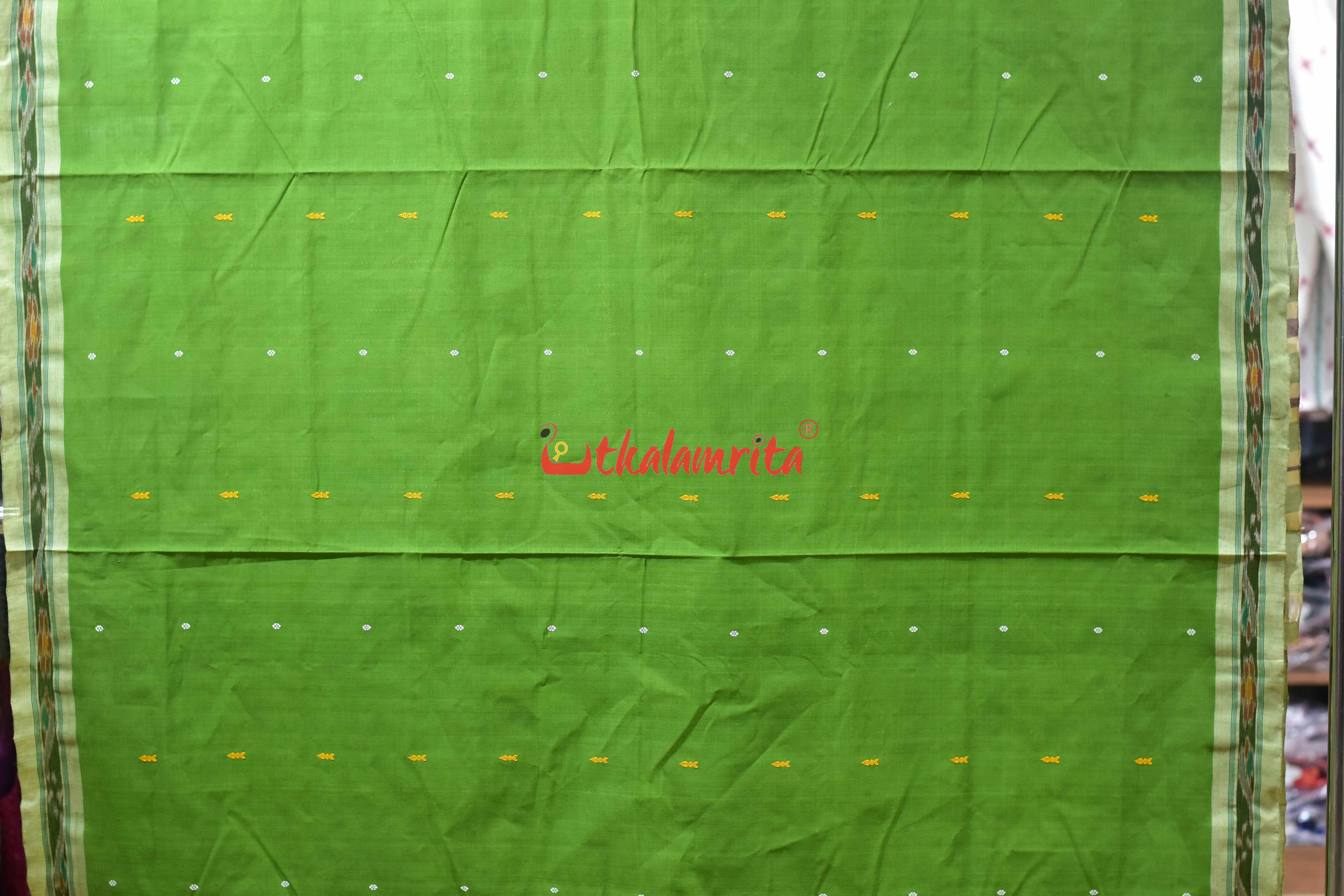 Mehndi Chandan Pittala Single Cotton Saree