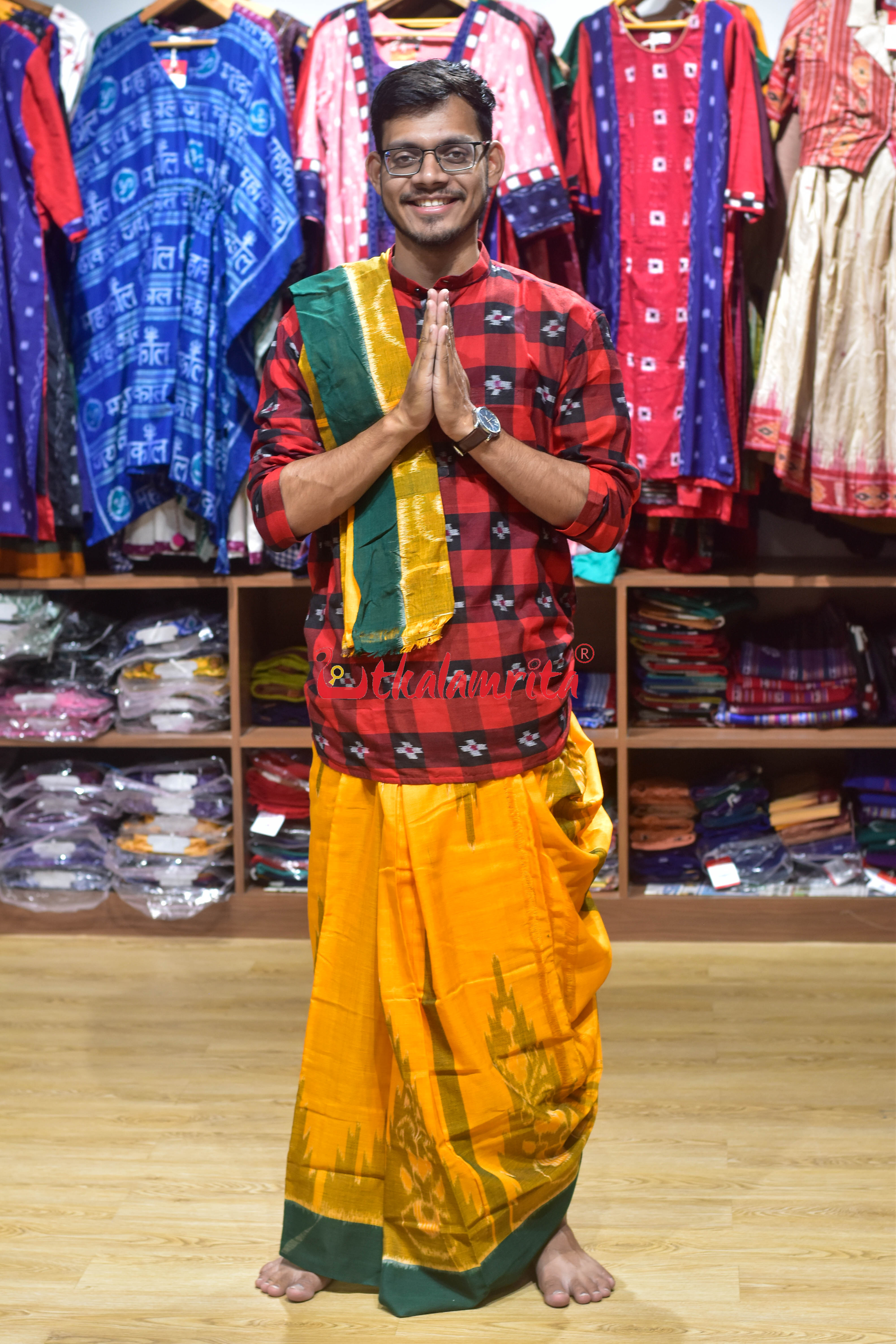 Yellow Green Kalashi Joda