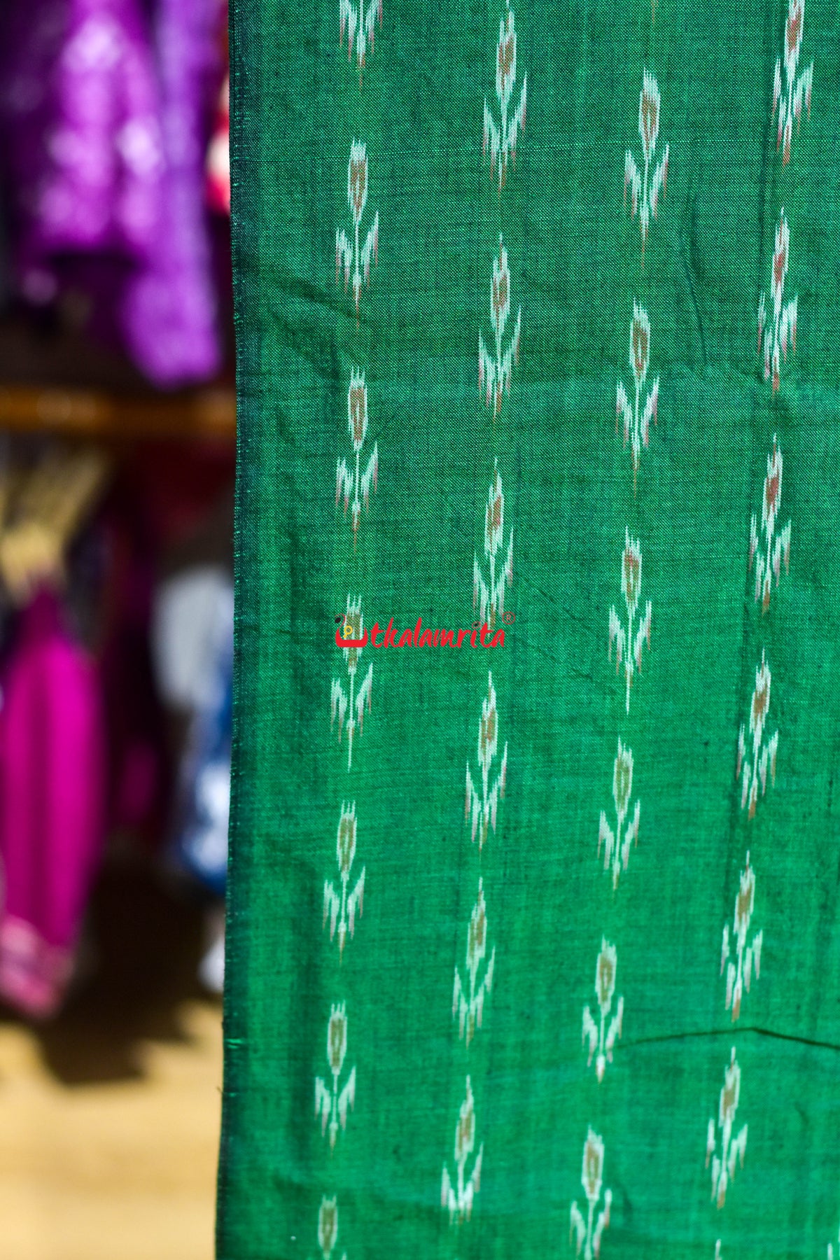 Green Kathi Labanga Cotton (Fabric)