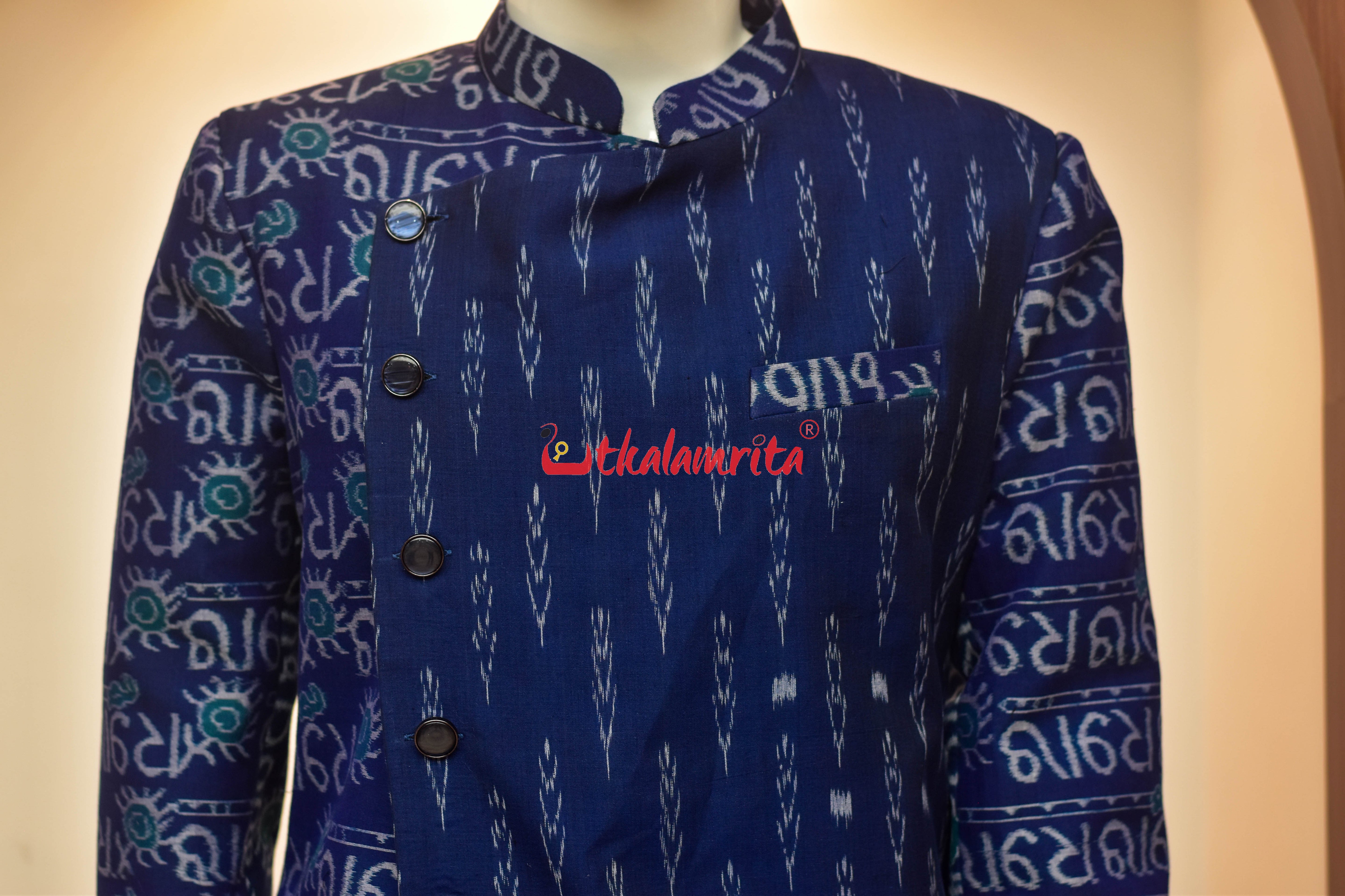 Radhe Radhe Blue (Men's Sherwani)