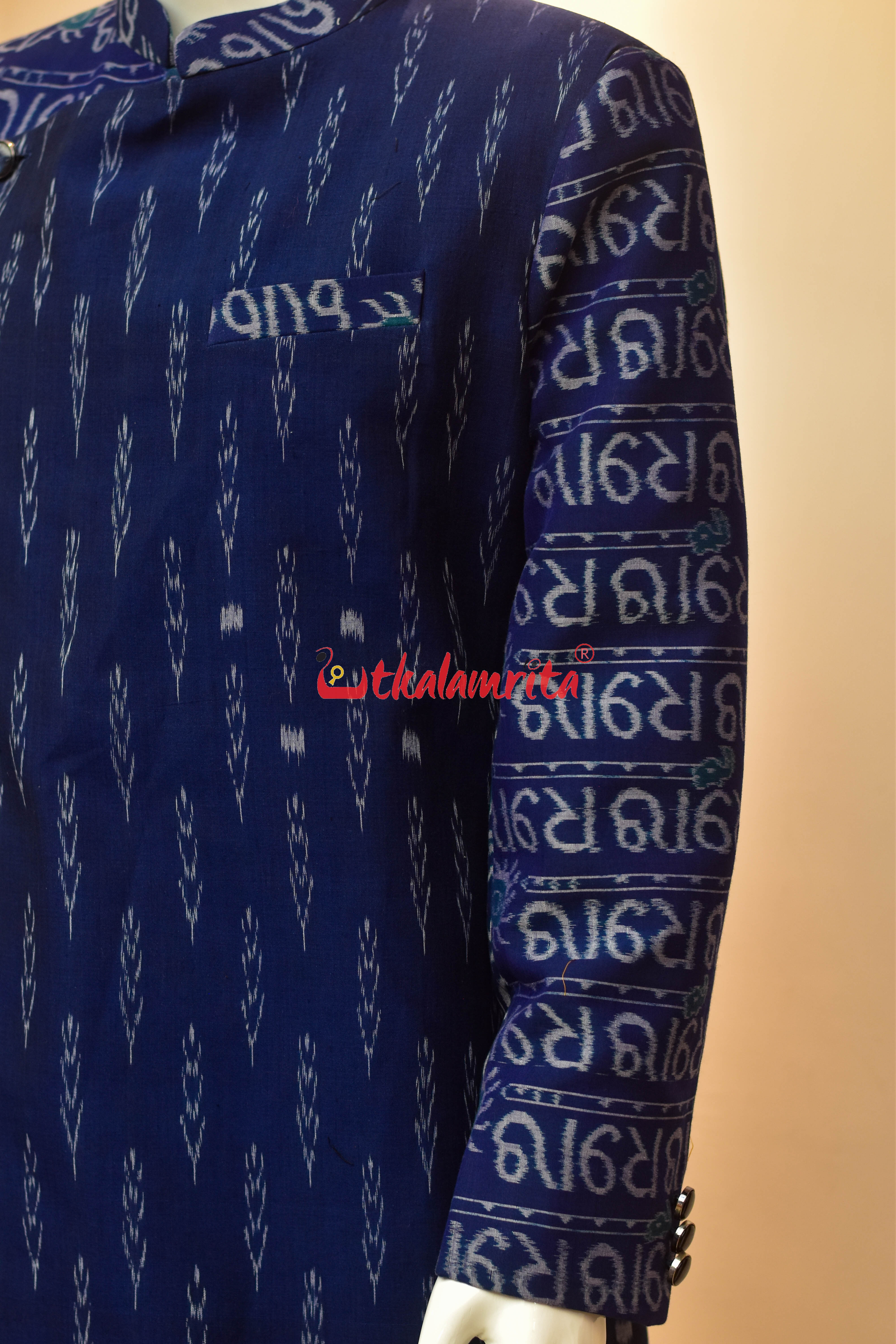Radhe Radhe Blue (Men's Sherwani)