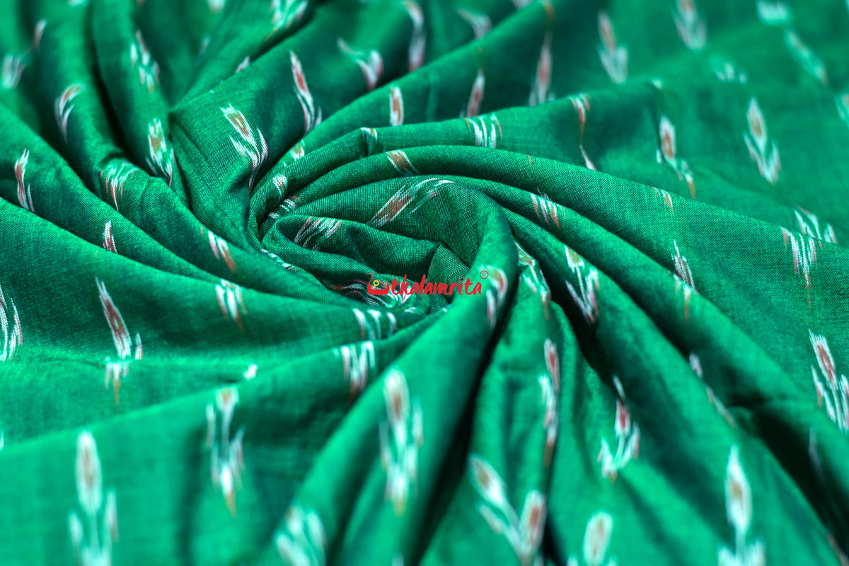 Green Kathi Labanga Cotton (Fabric)