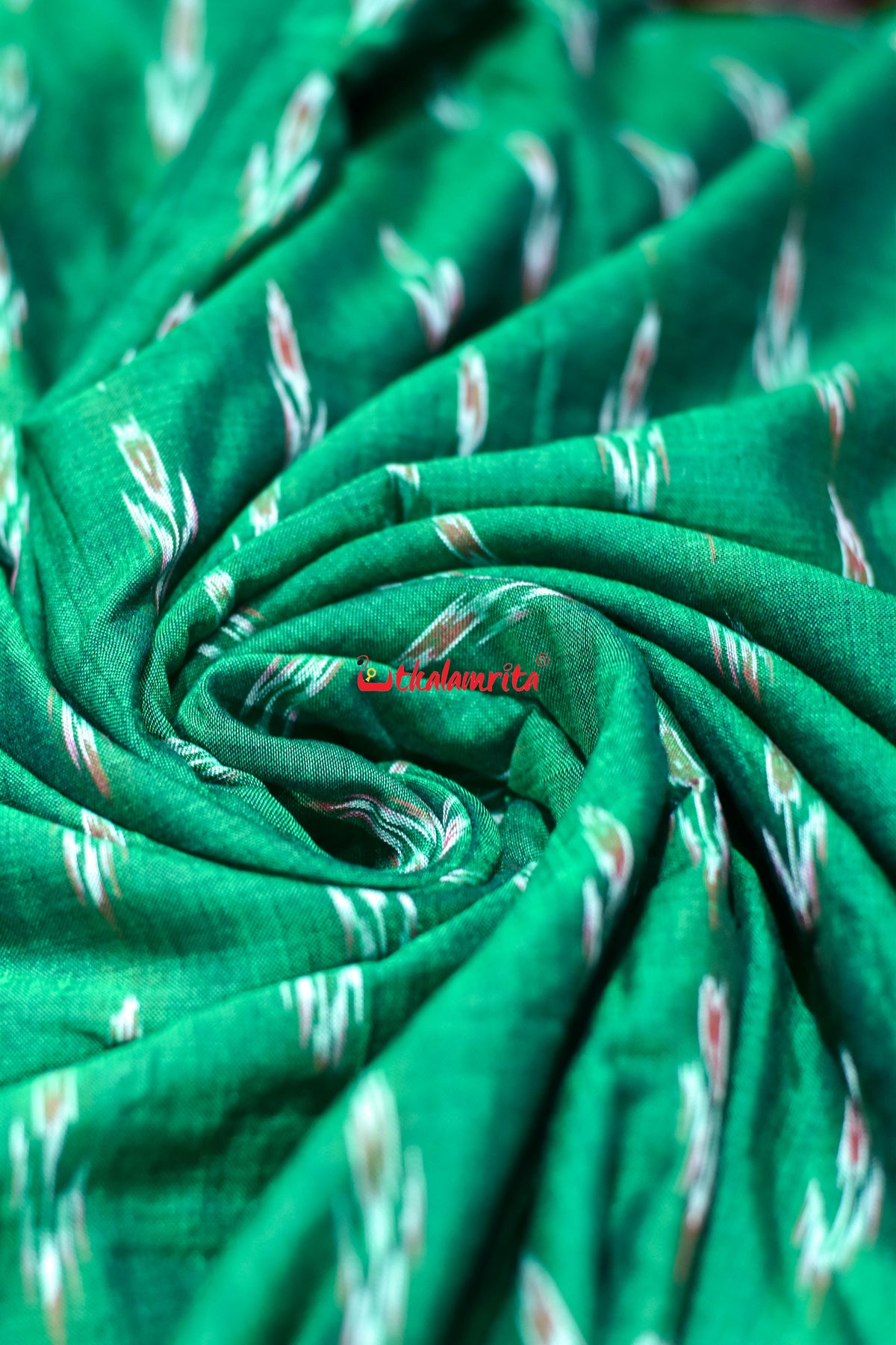 Green Kathi Labanga Cotton (Fabric)