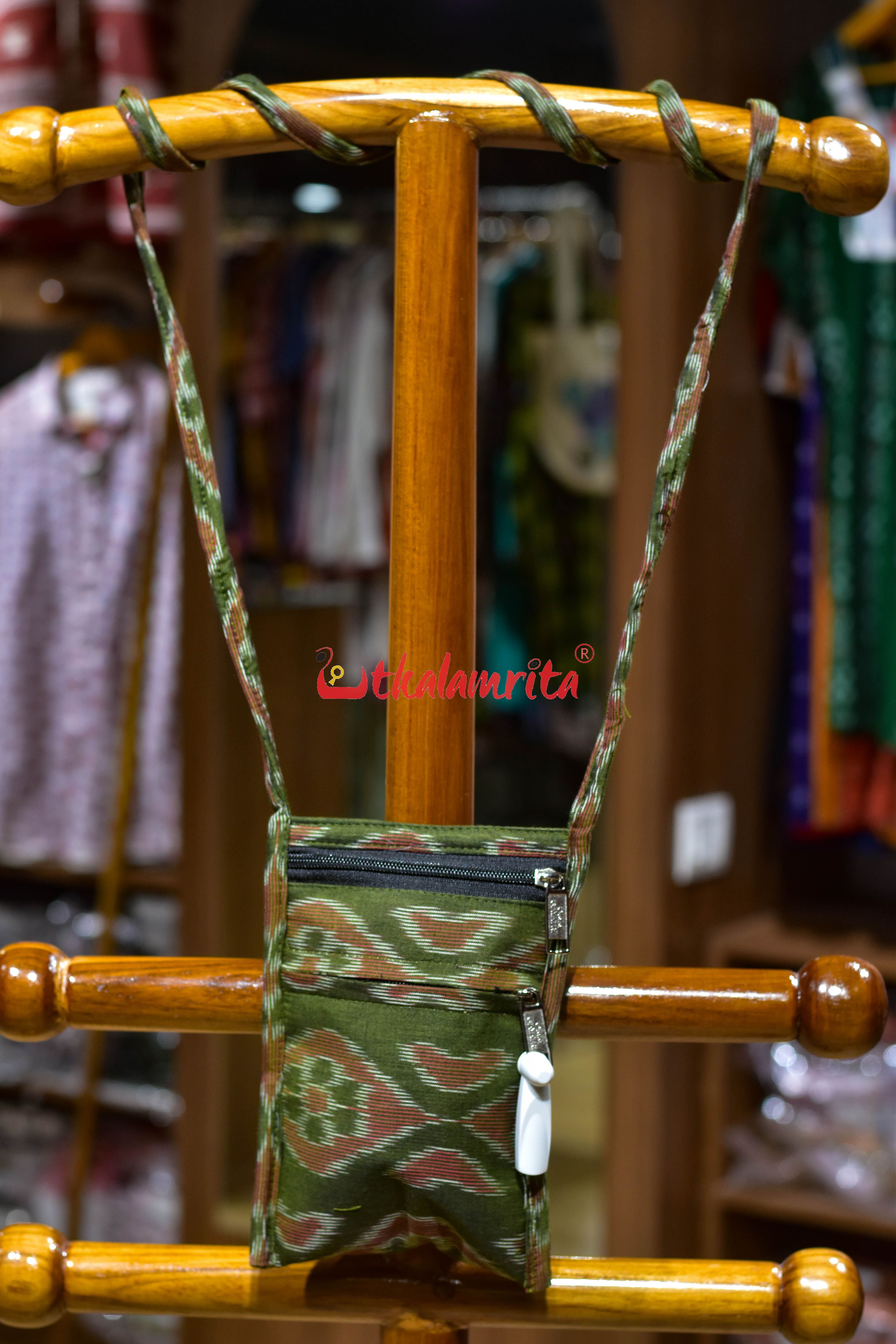 Mehendi Flower Bandha Mobile Sling Bag