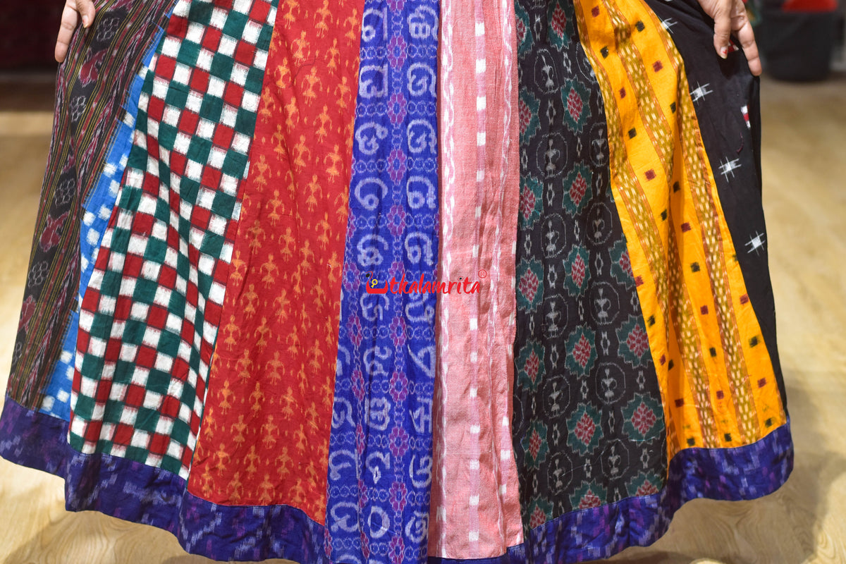 Odisha Ikat Designer Garba Skirt