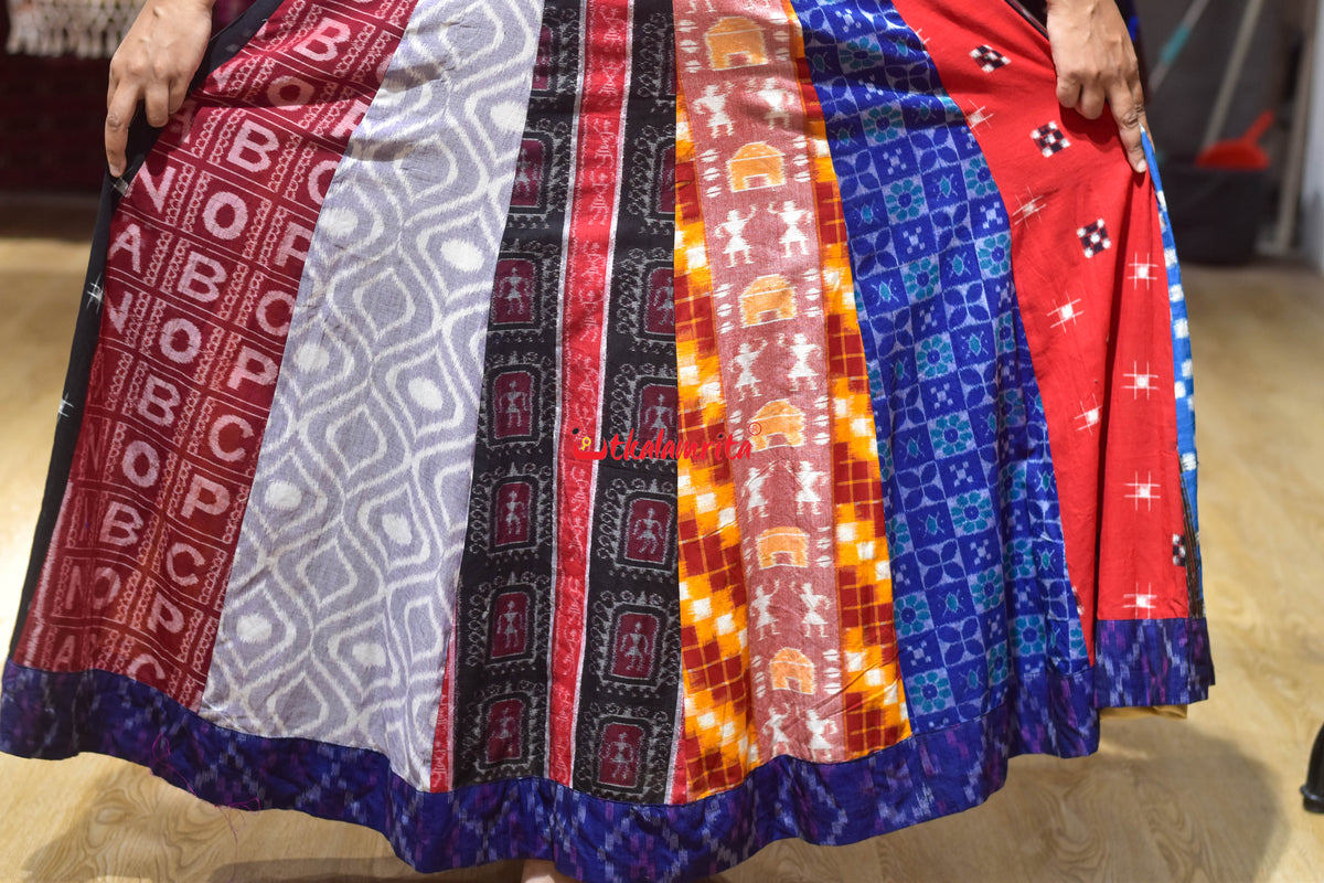 Odisha Ikat Designer Garba Skirt