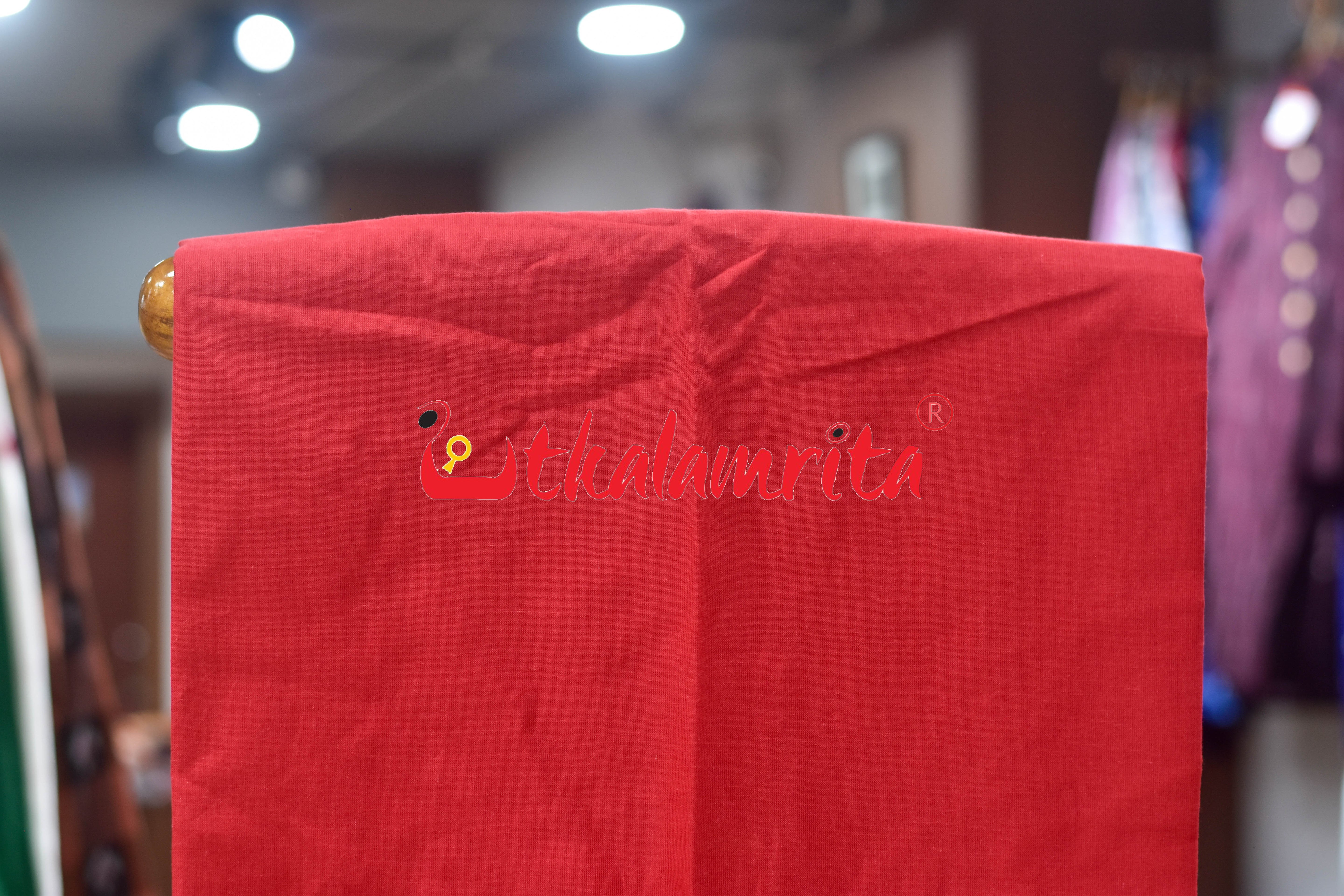 Brown Red S Bandha Cotton Dress Set