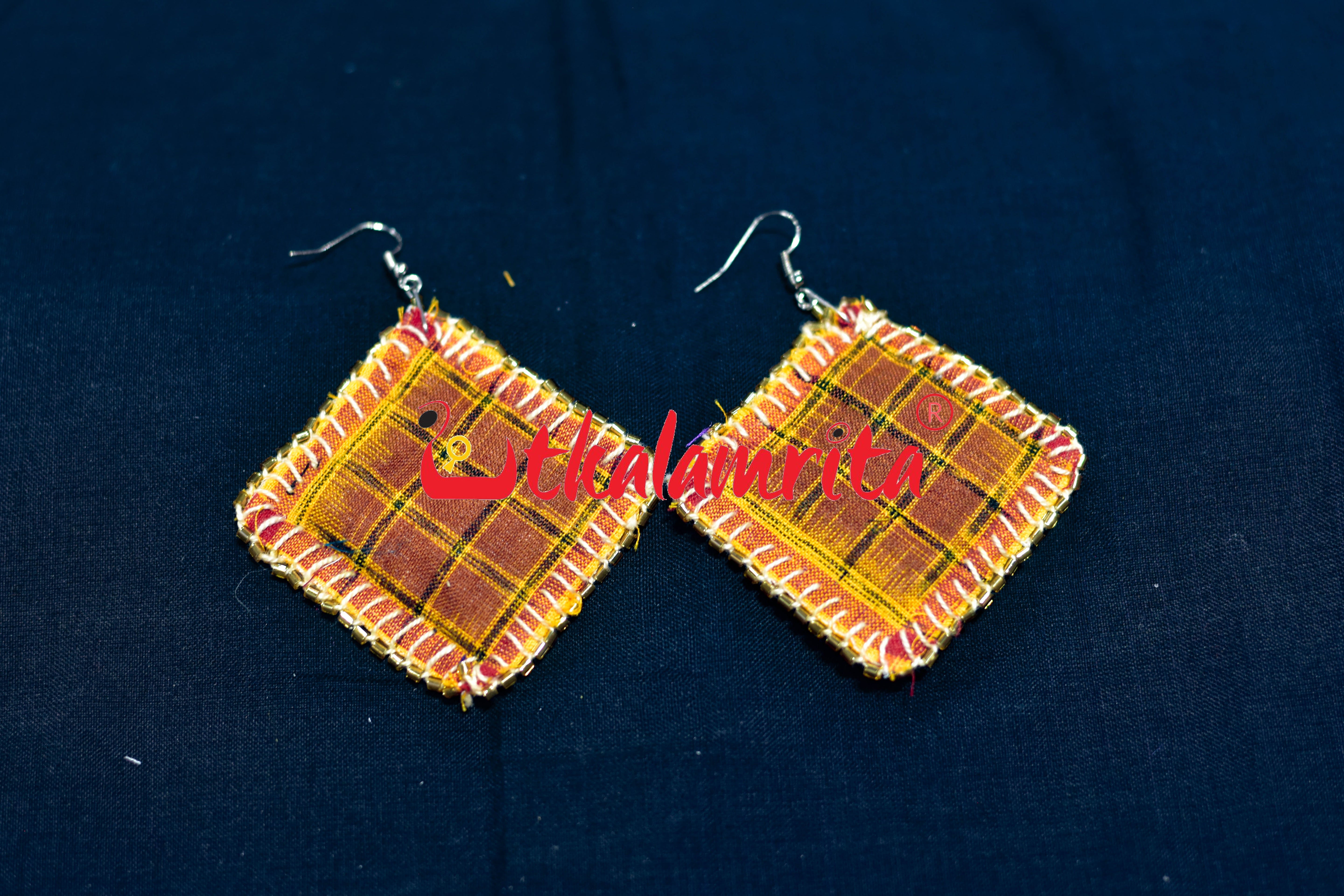 Black Yellow Aswini Earrings