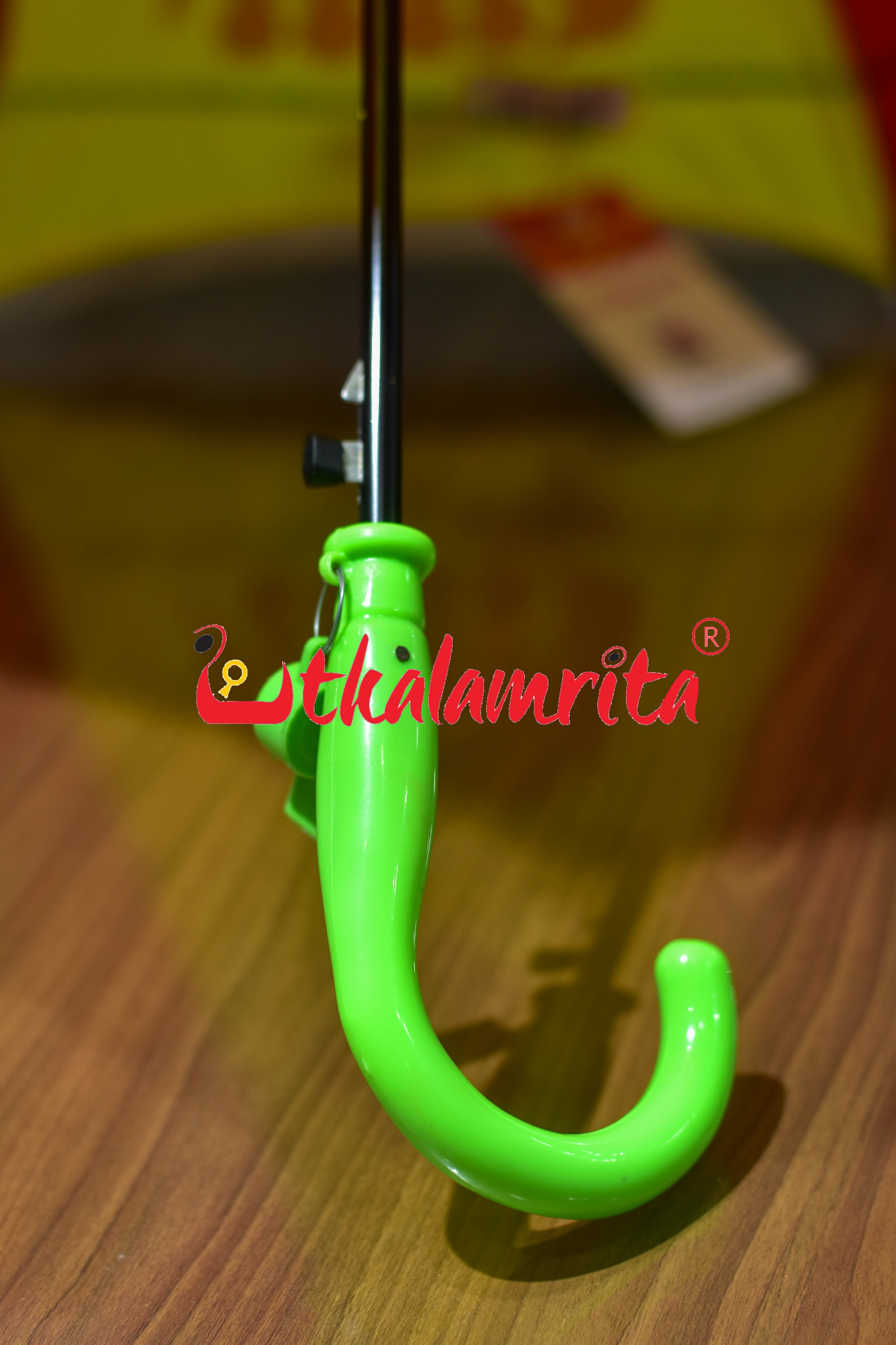 Red Yellow Elephants Pipli Waterproof Umbrella