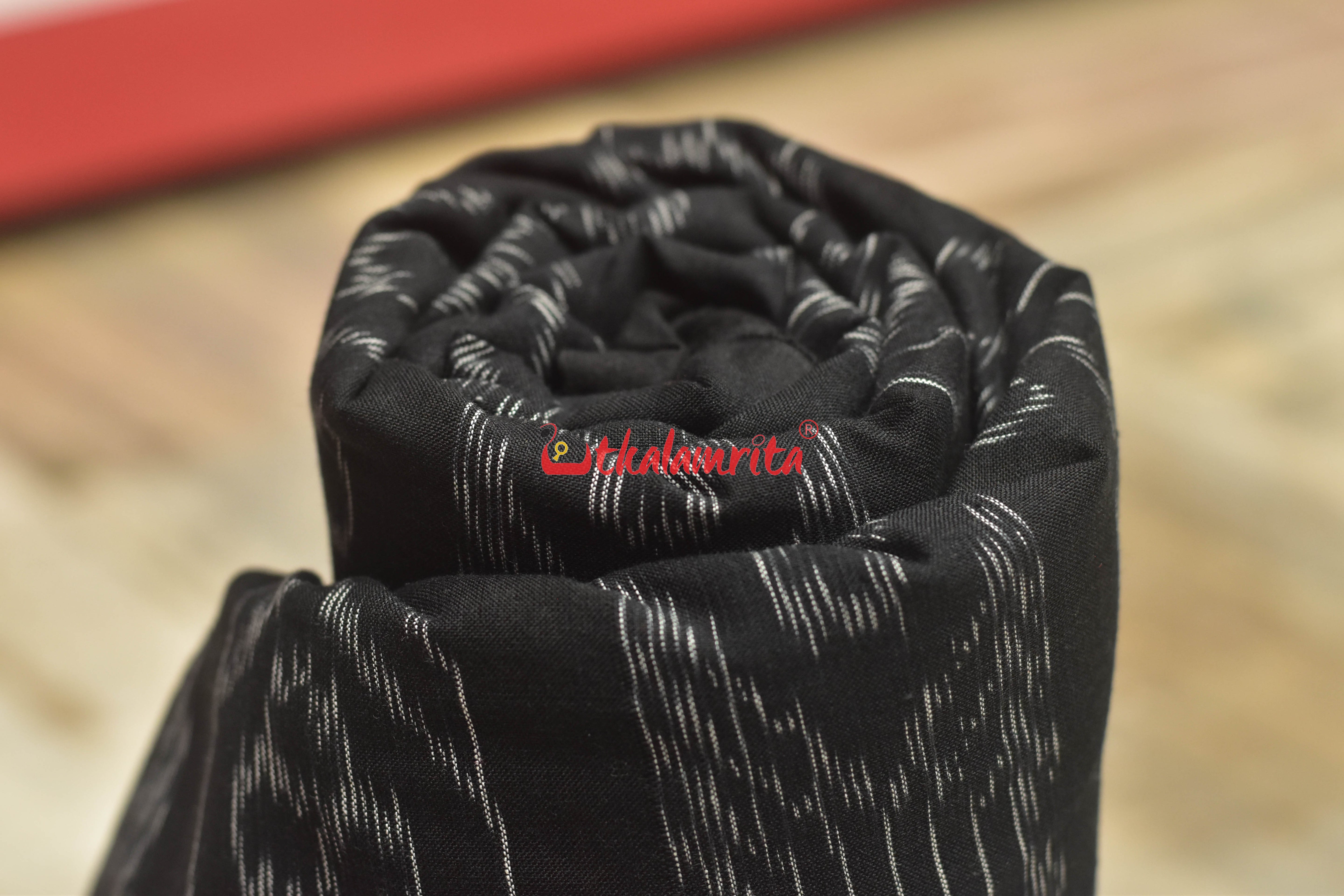Flower Bandha on Black (Fabric)