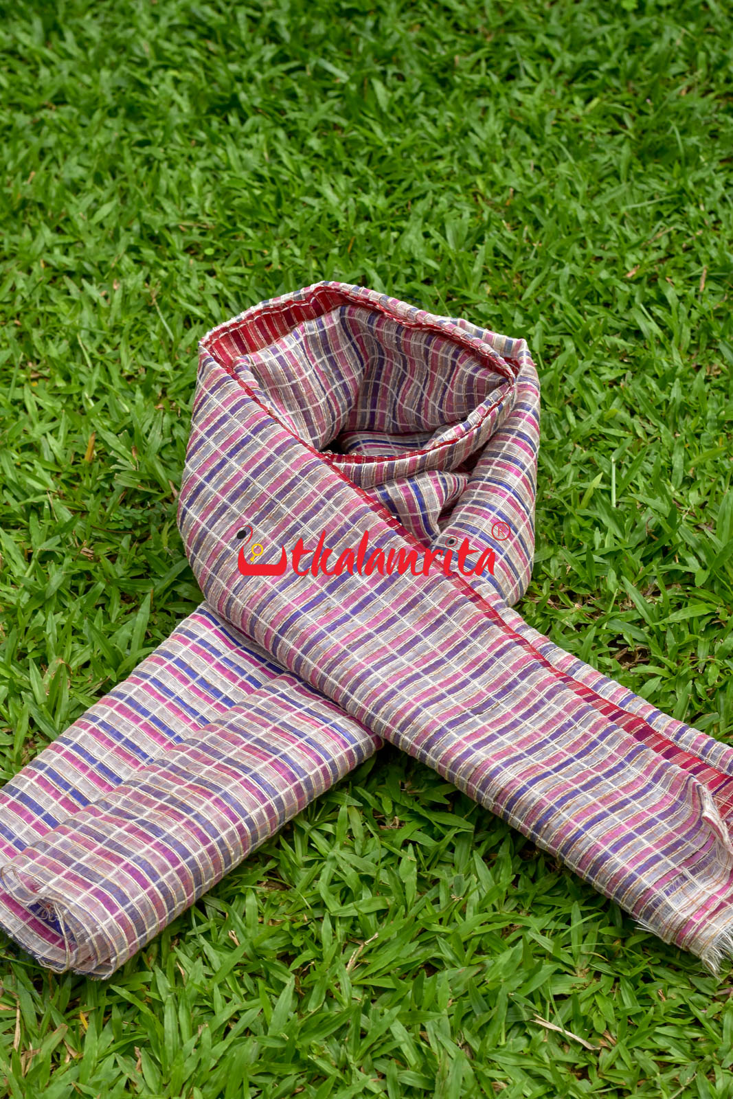 Pink & Violet Silk (Dupatta)