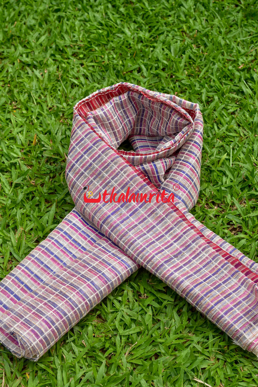 Pink & Violet Silk (Dupatta)