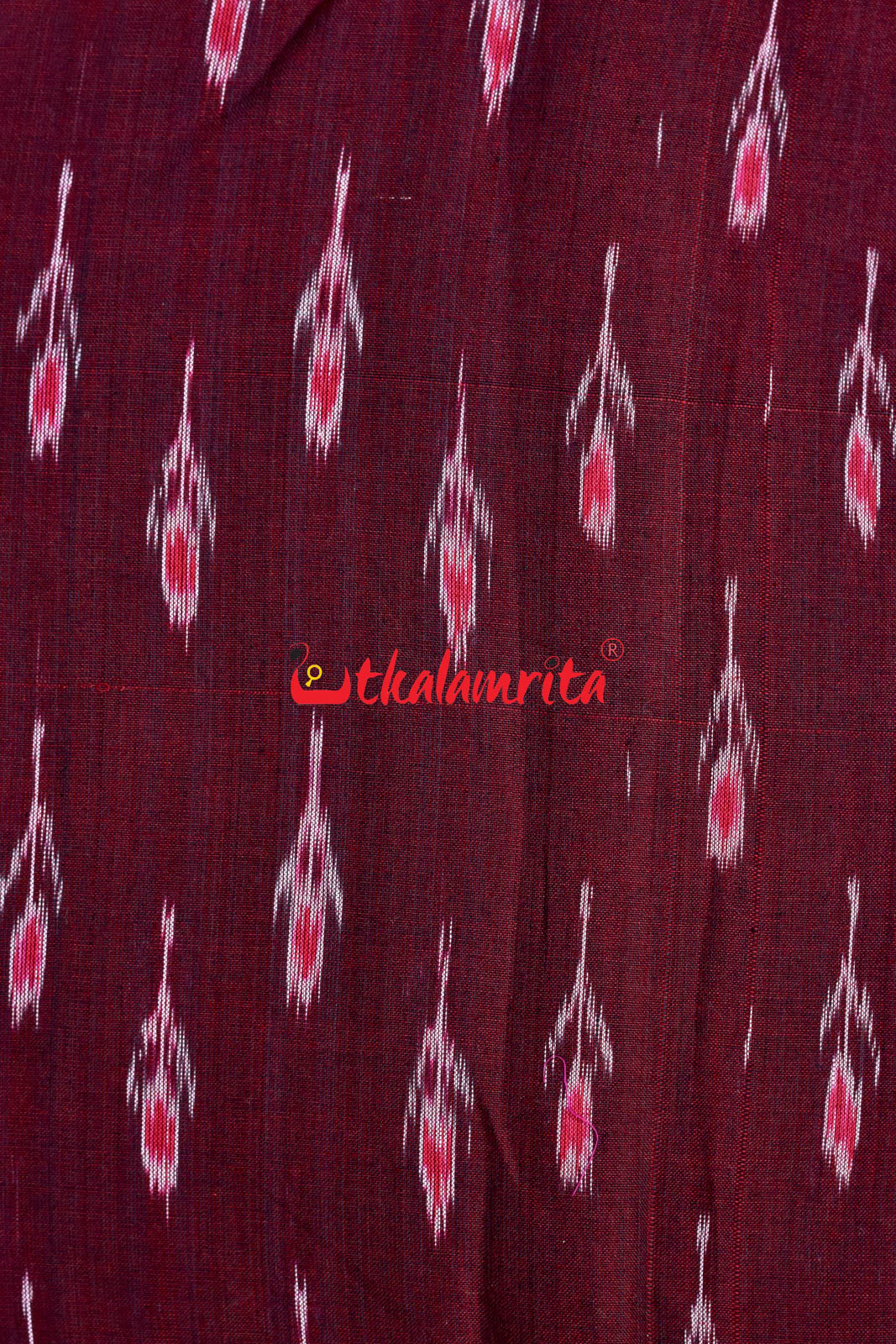 Maroon Labanga Bandha with Border (Fabric)