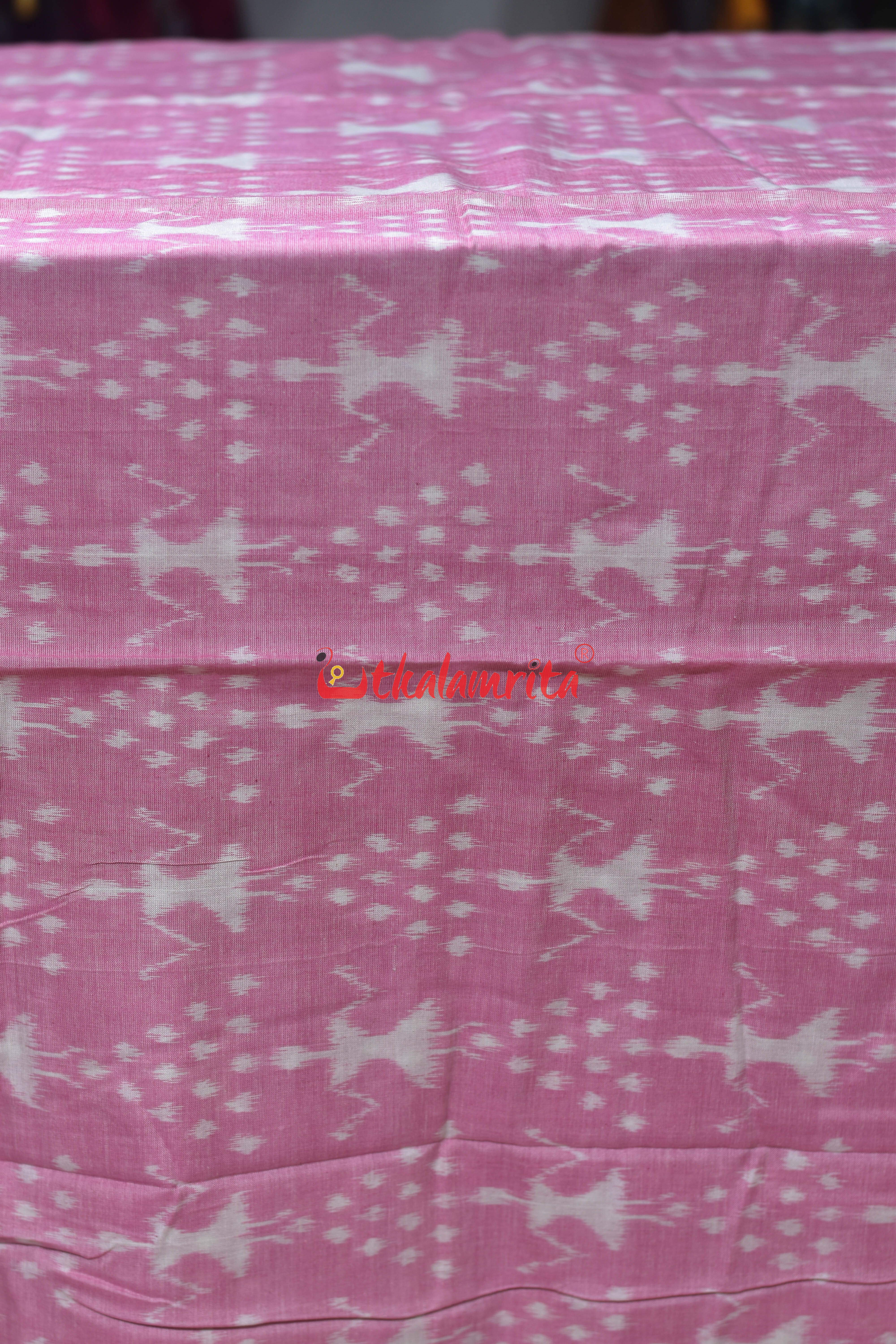 Pink Thikiri Tribals Ikat Cotton (Fabric)