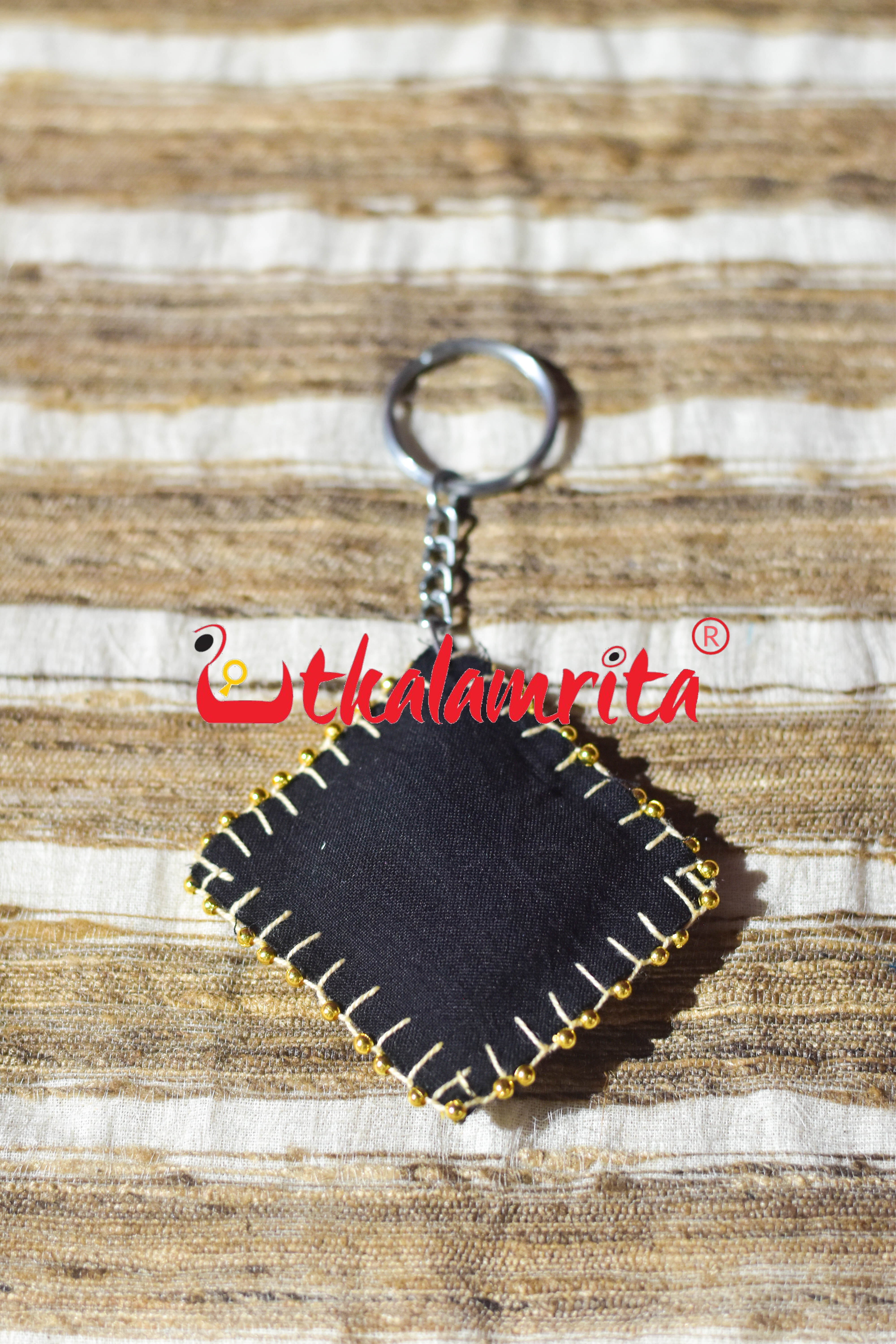 White Red Pasapali On Blue Key Chain