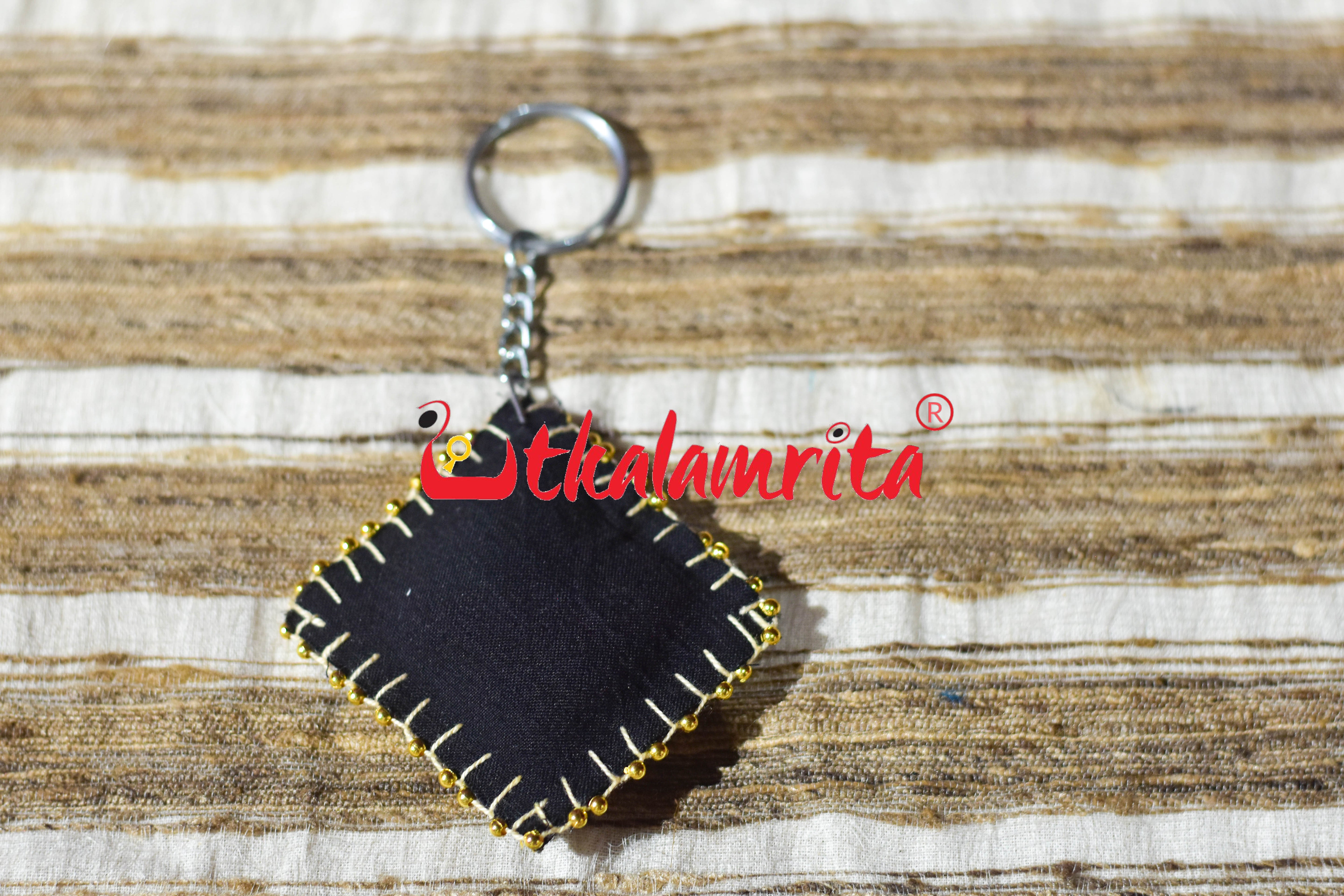 White Red Pasapali On Blue Key Chain