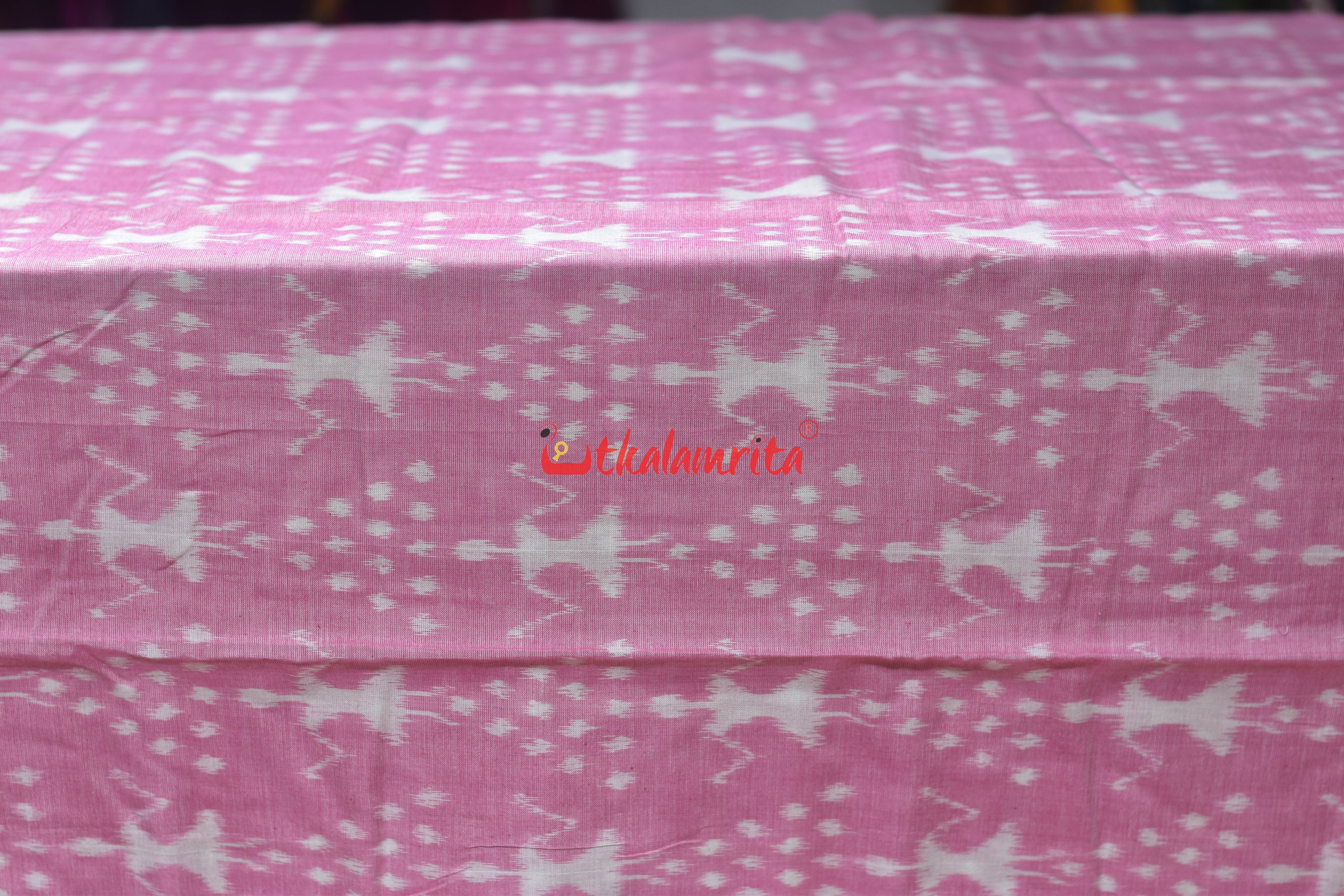 Pink Thikiri Tribals Ikat Cotton (Fabric)