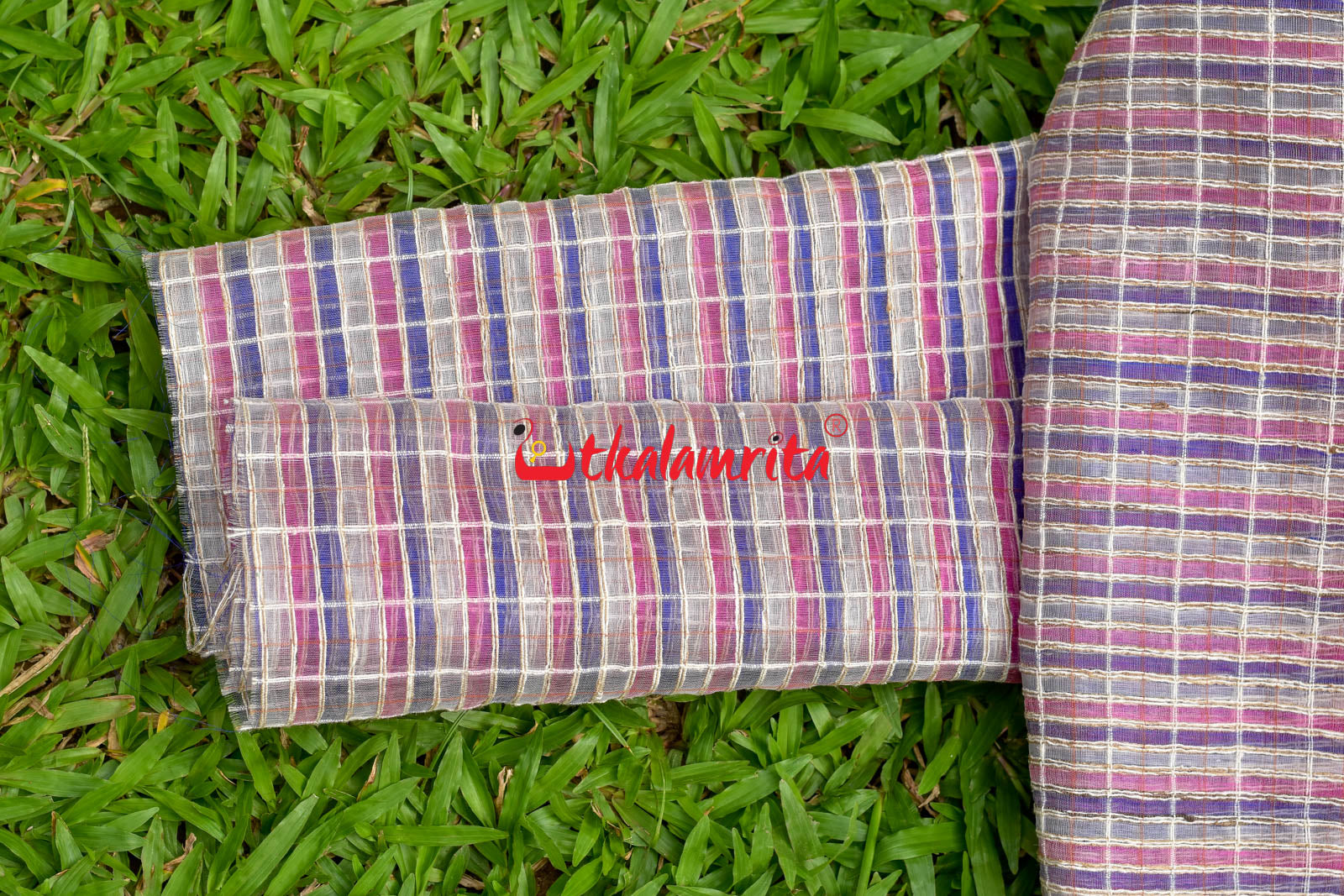 Pink & Violet Silk (Dupatta)