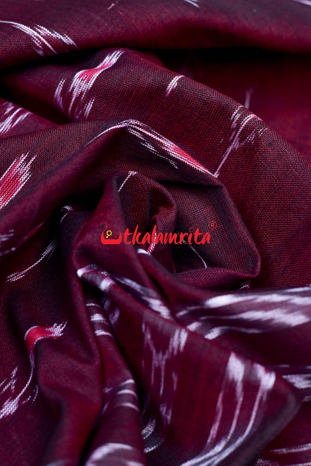 Maroon Labanga Bandha with Border (Fabric)