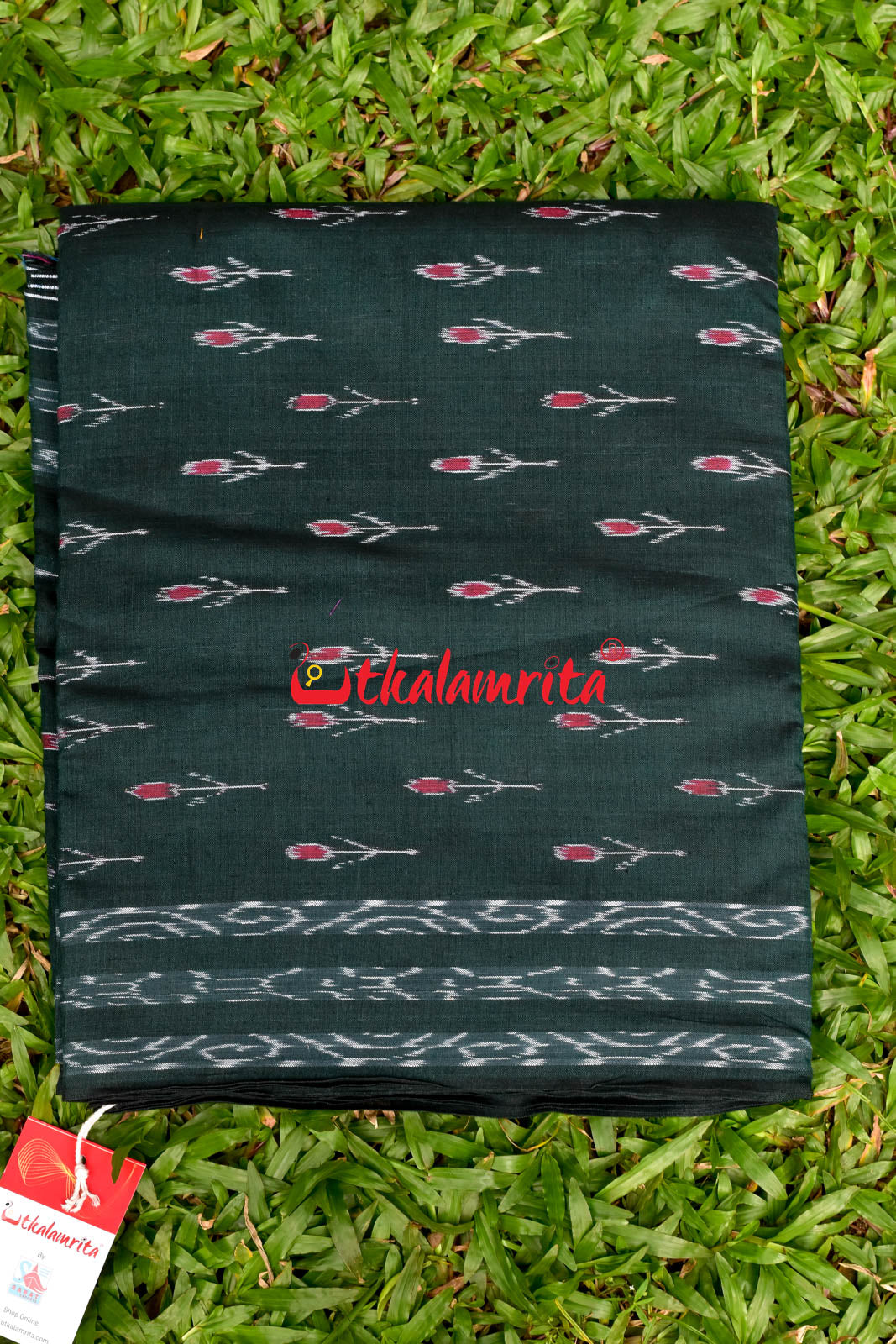Green Labanga Bandha with Border (Fabric)