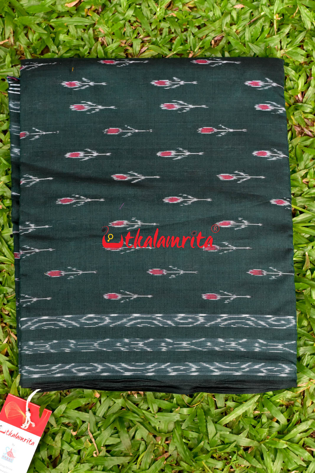 Green Labanga Bandha with Border (Fabric)