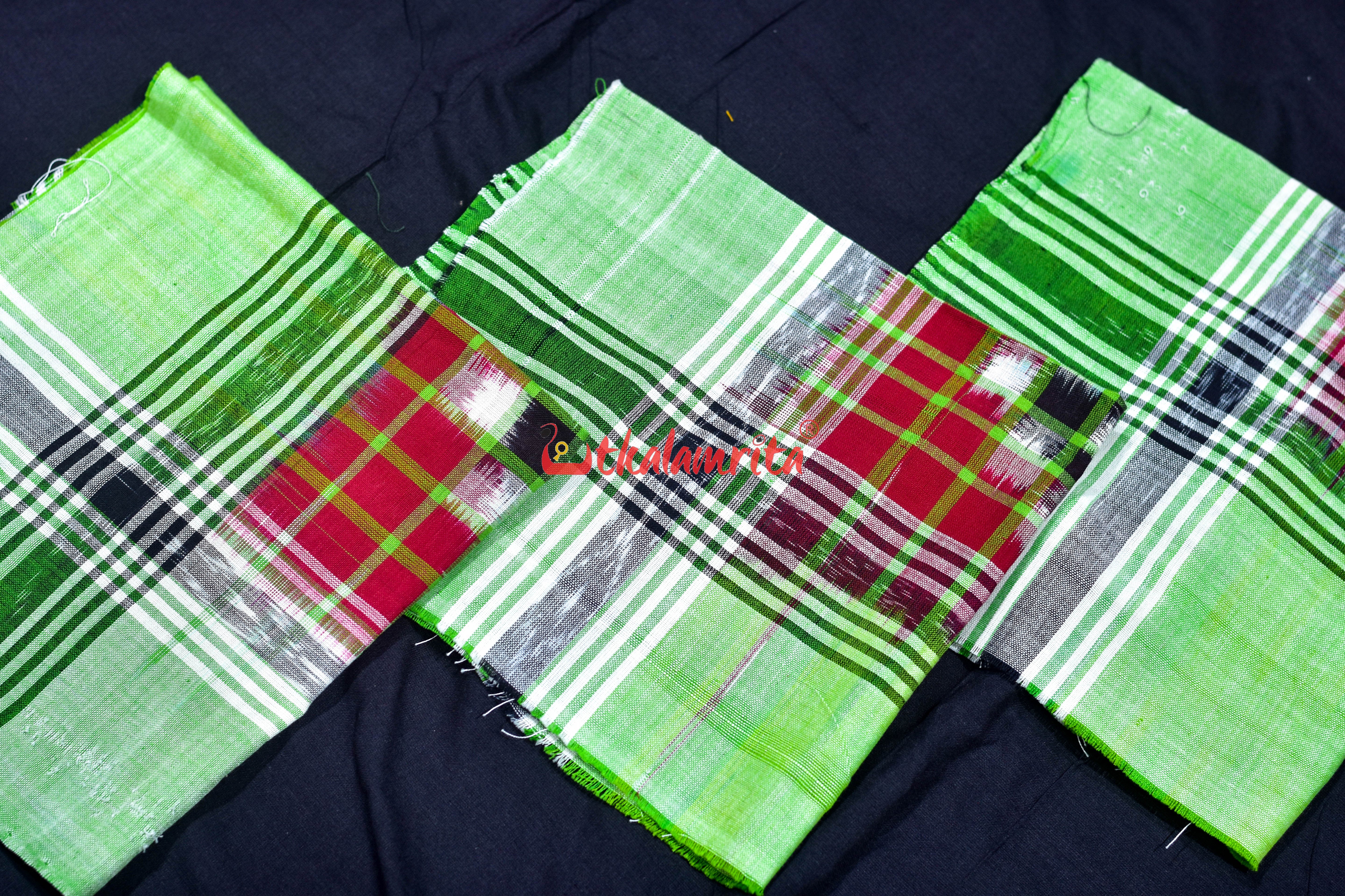 Light Green Check Pasapali (Rumal)
