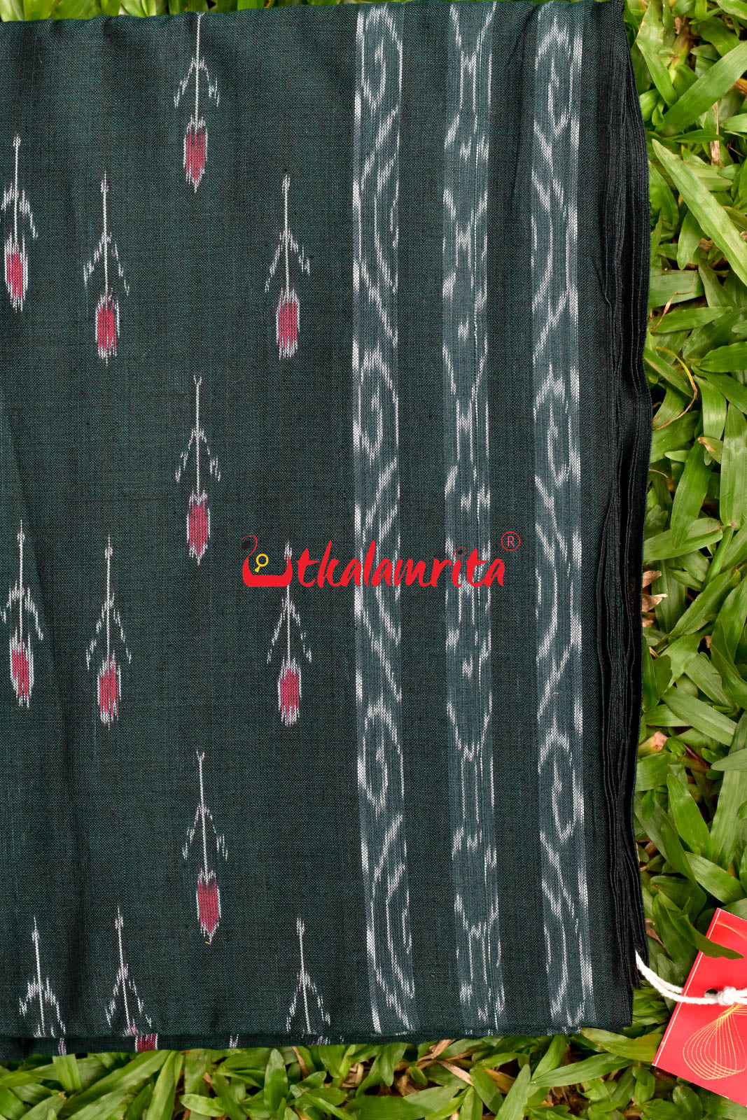 Green Labanga Bandha with Border (Fabric)