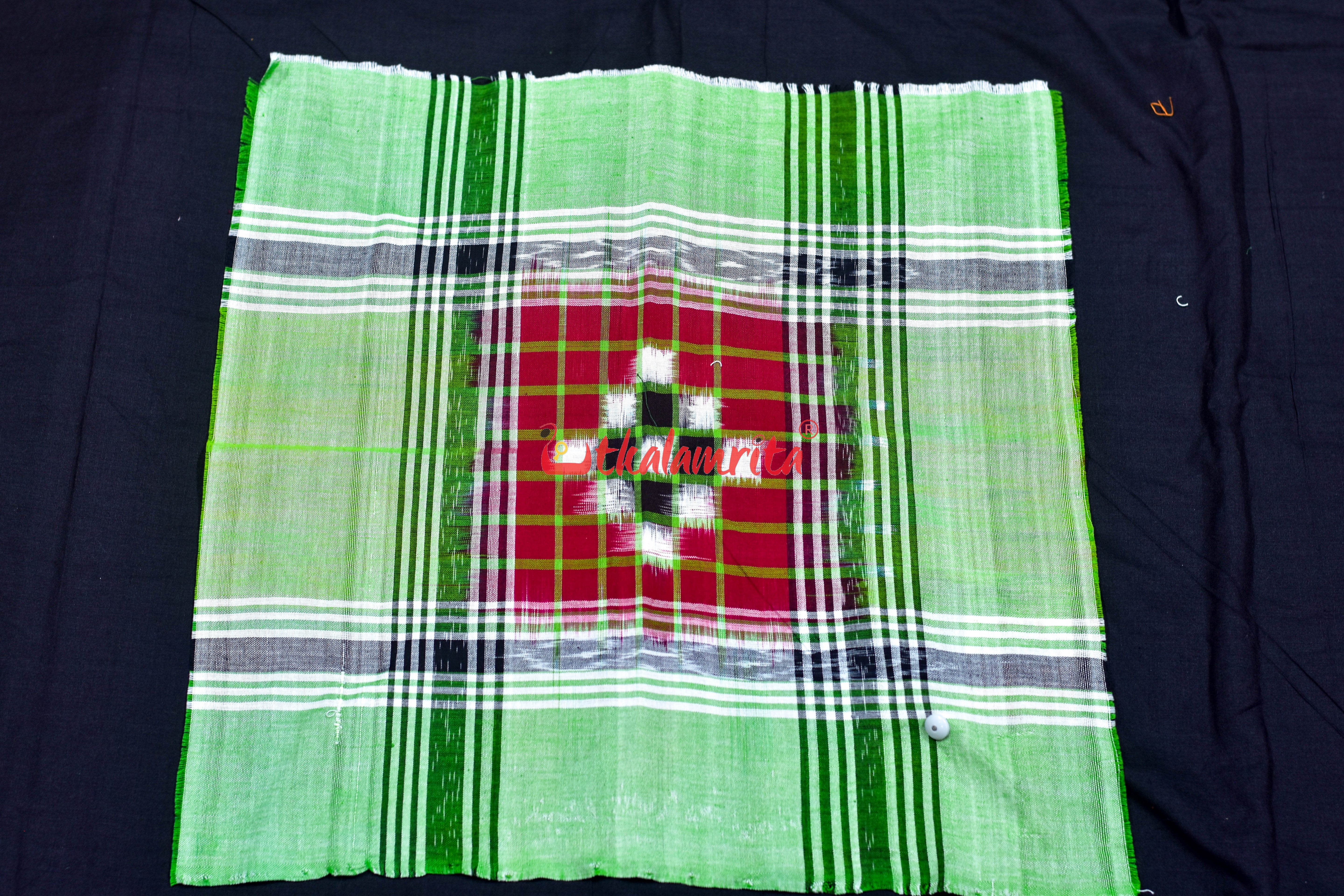 Light Green Check Pasapali (Rumal)