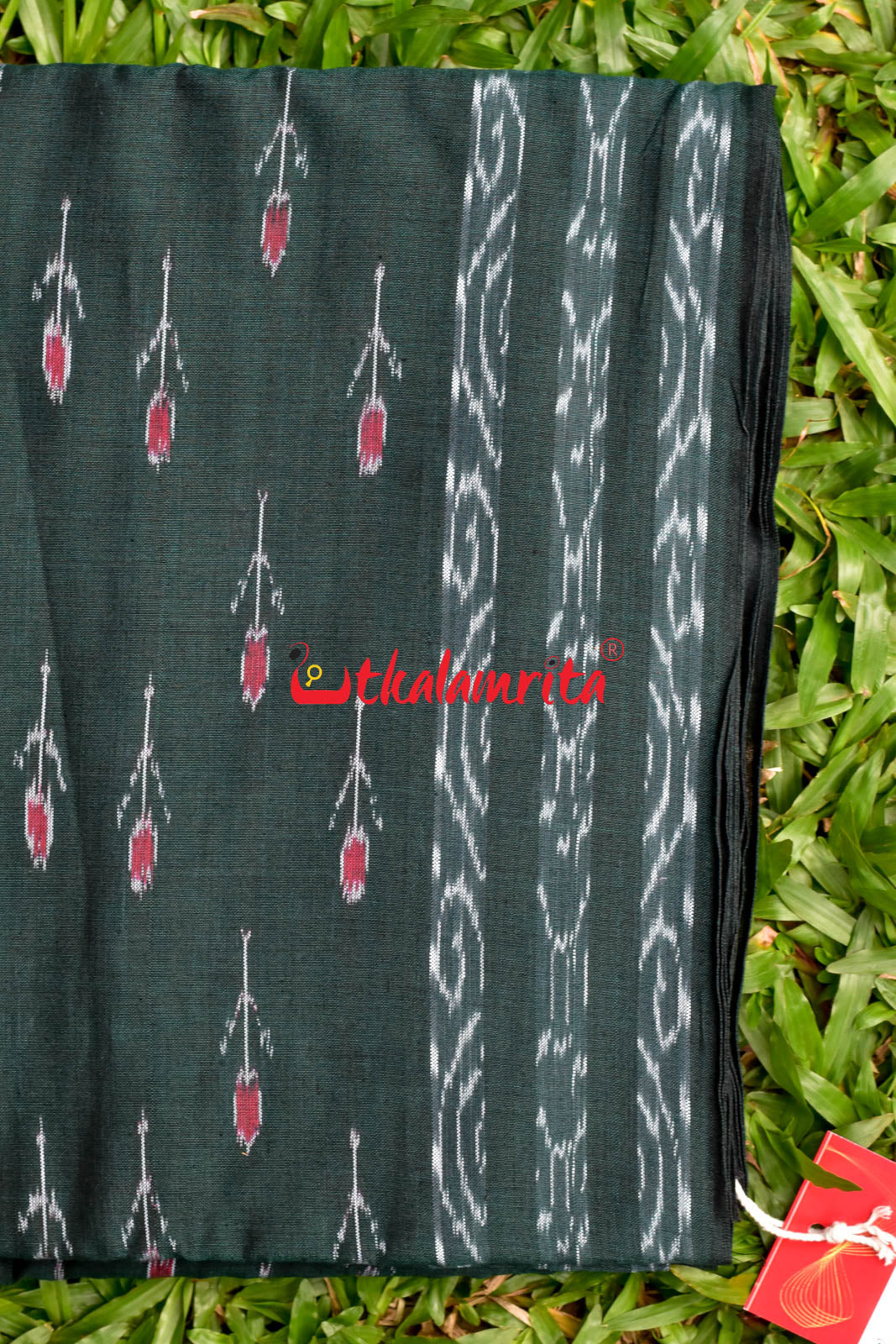 Green Labanga Bandha with Border (Fabric)