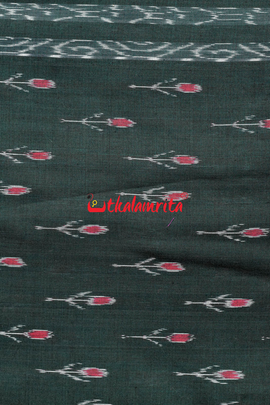 Green Labanga Bandha with Border (Fabric)